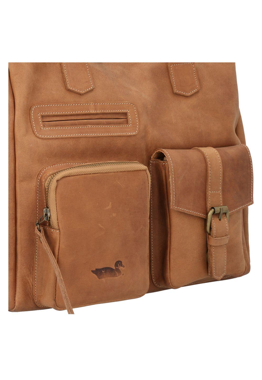 Cartera Cuero Mujer Kella Bag Café-3