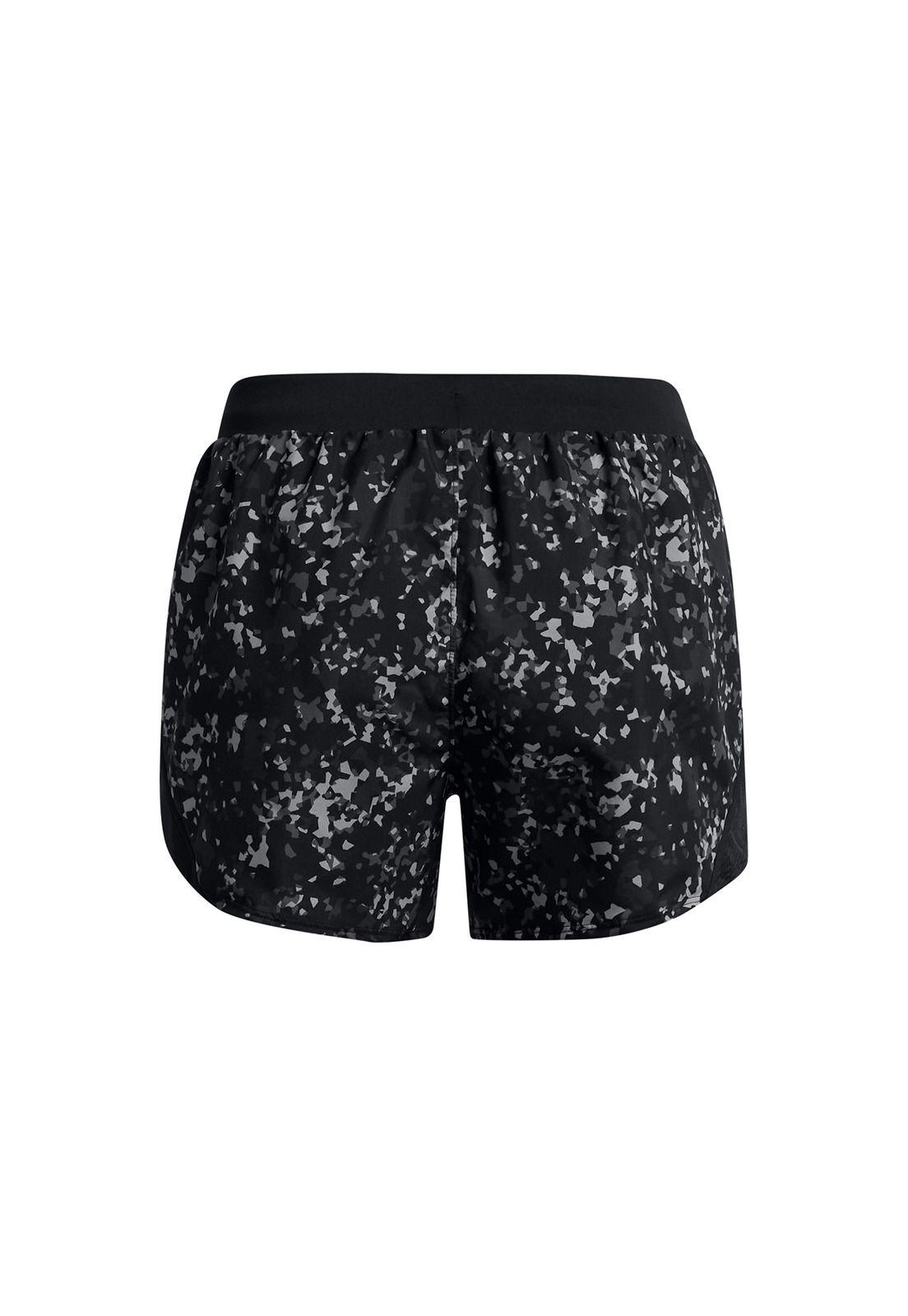 Short Mujer Fly By 2.0 Printed Negro-1