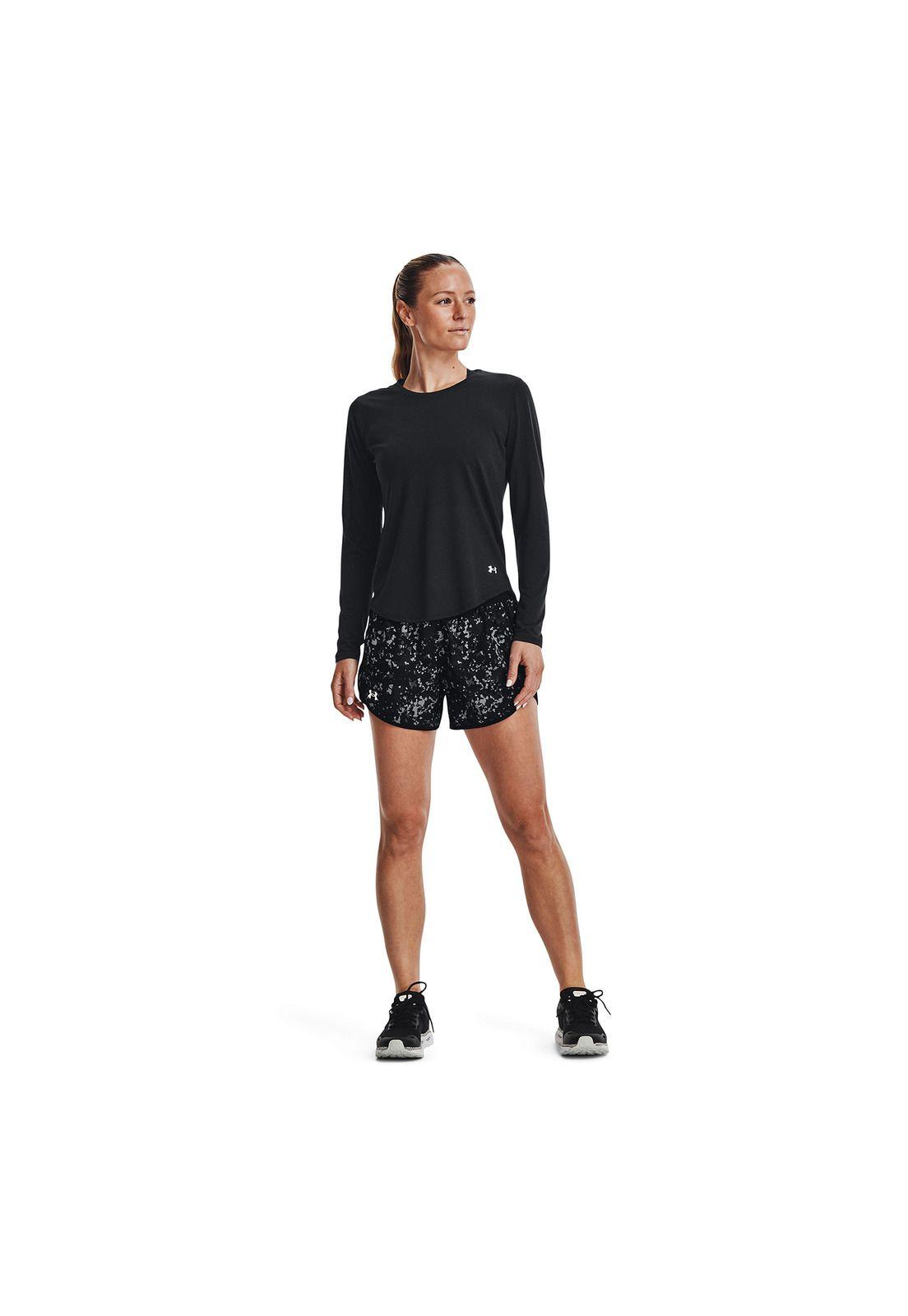 Short Mujer Fly By 2.0 Printed Negro-4