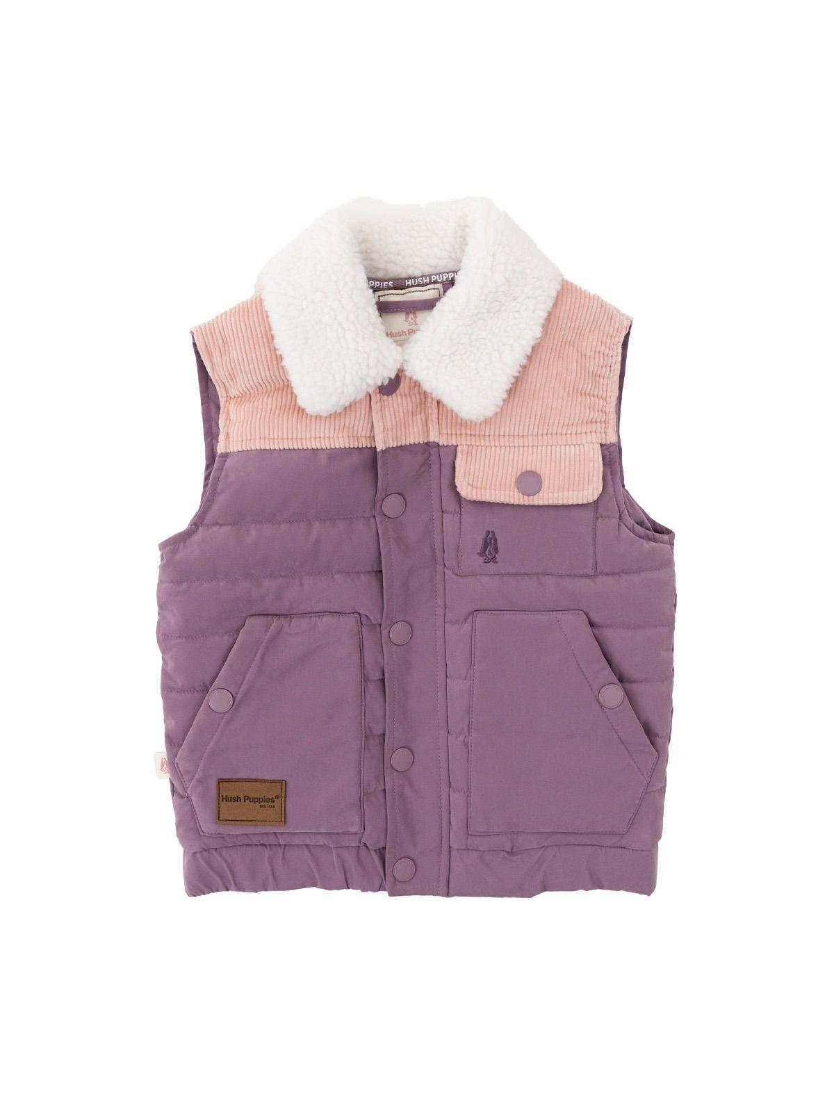 Parka Sin Mangas Montana Niña Rosado-0