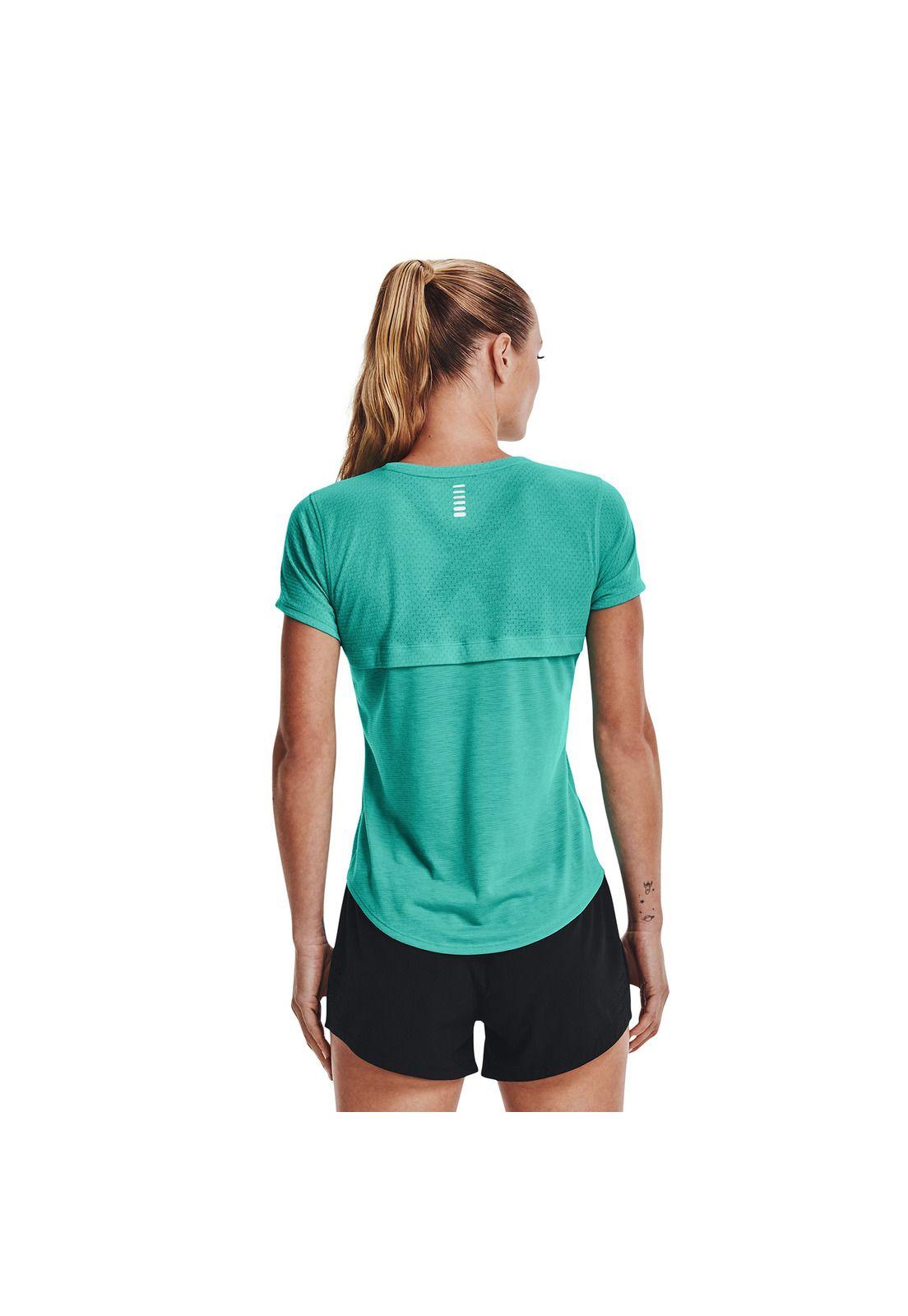 Polera Mujer Streaker Verde-3