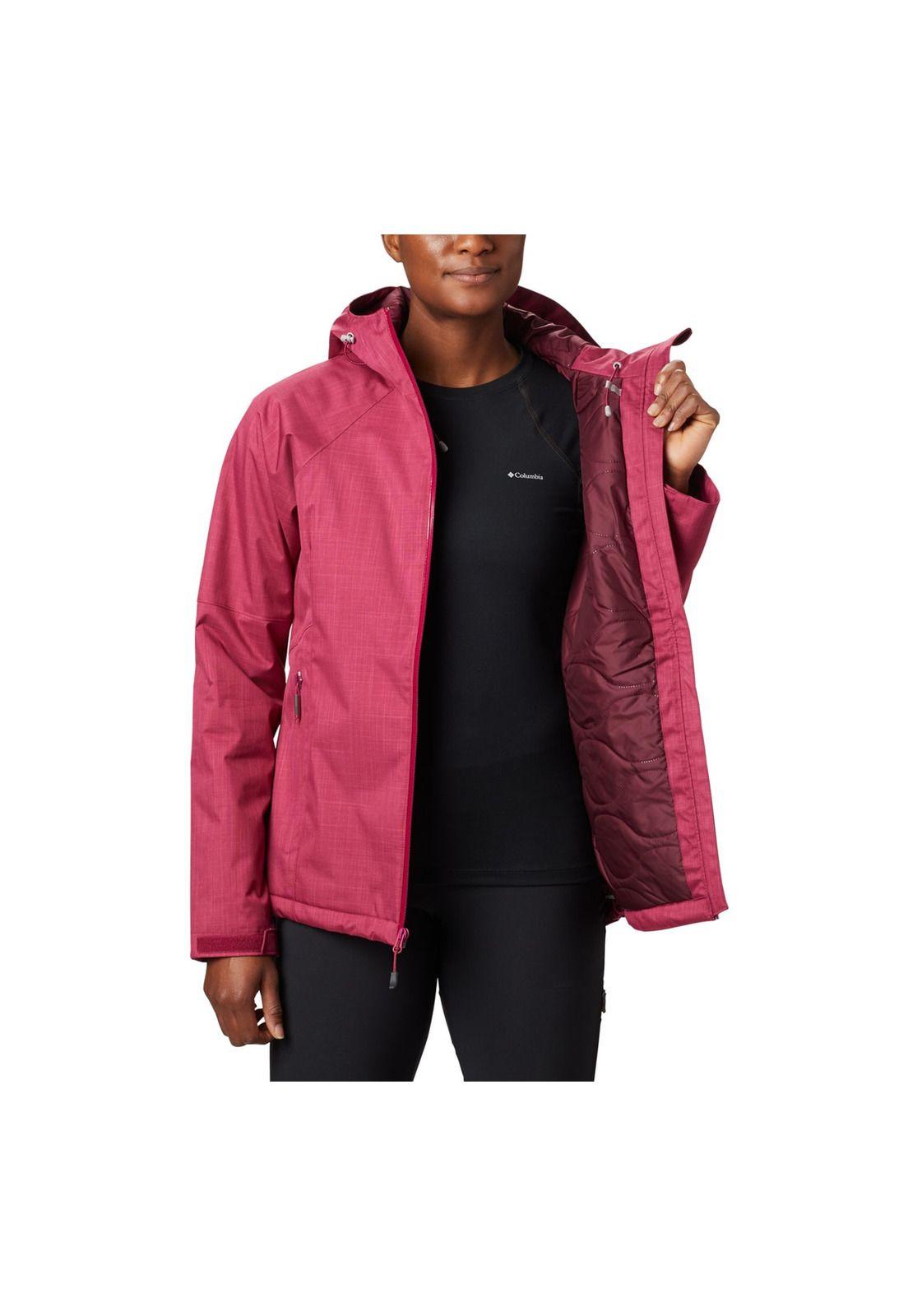 Casaca Top Pine™ Insulated Rain Jacket Burdeo-2