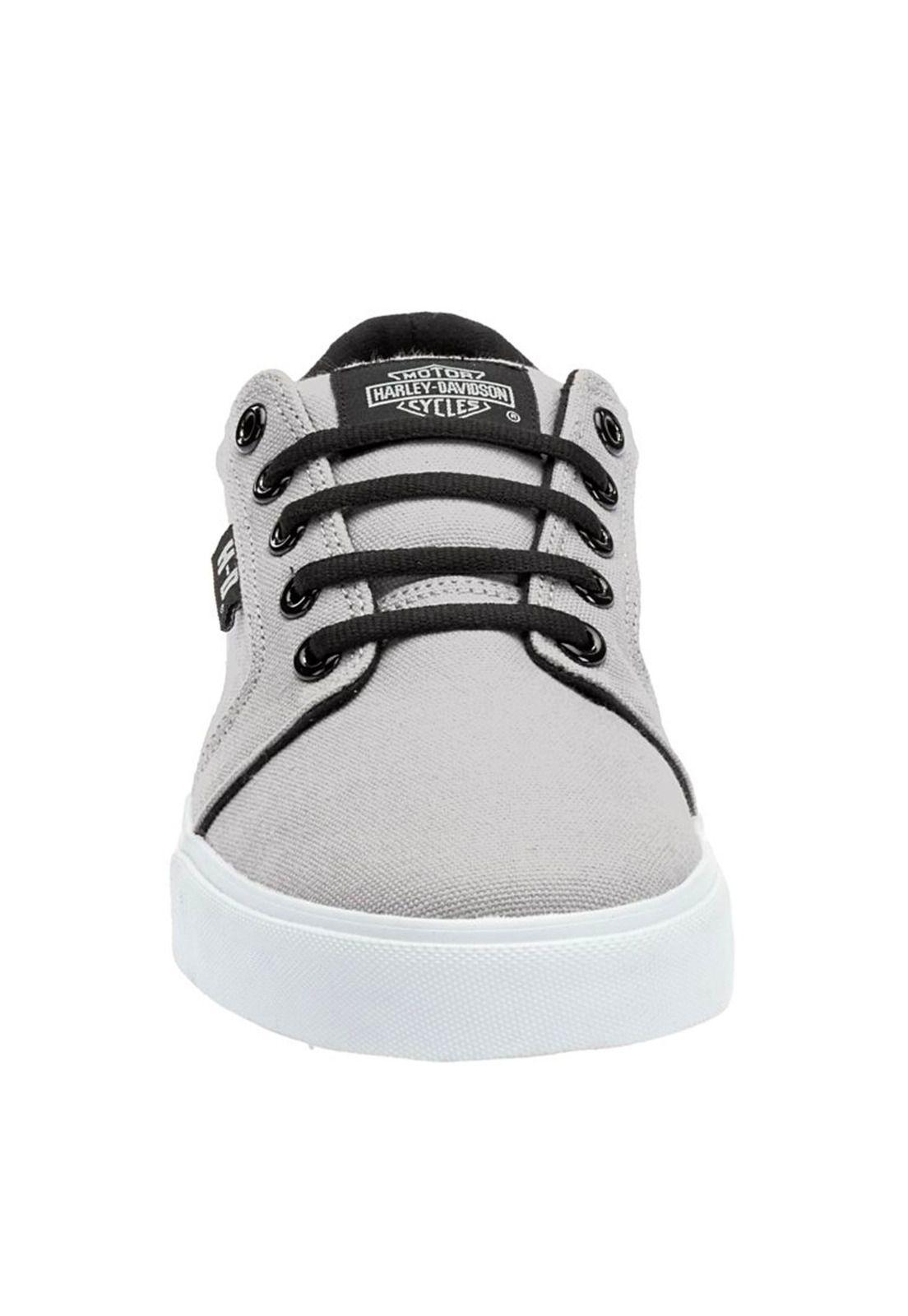 Zapatilla Ellis Gris Harley Davidson-2