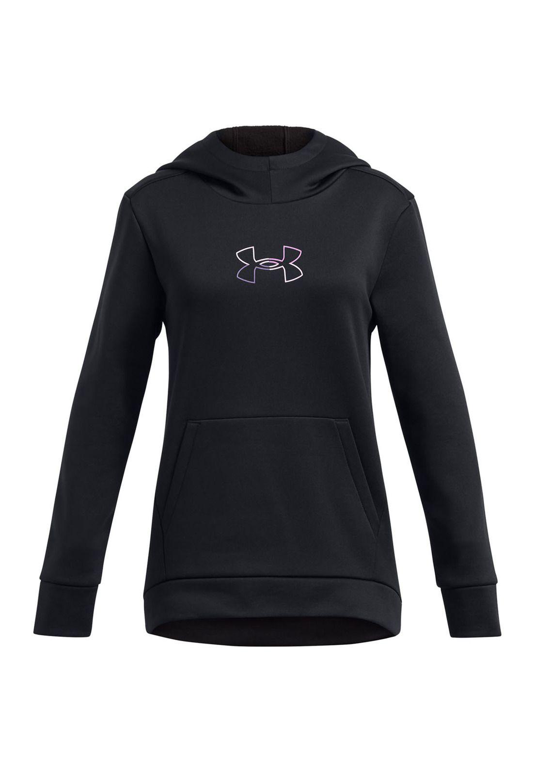 Polerón Armor Fleece® para niña Negro-0