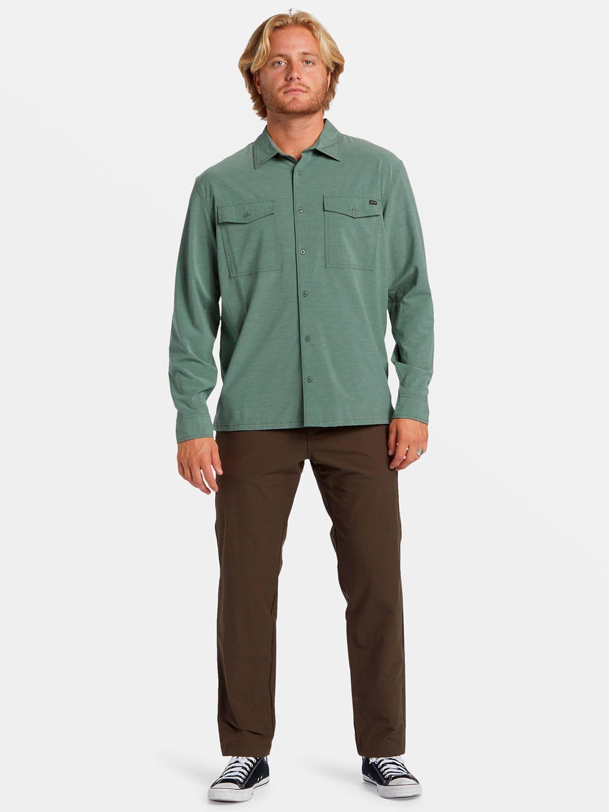 Camisa Hombre Surftrek Verde A/Div-0