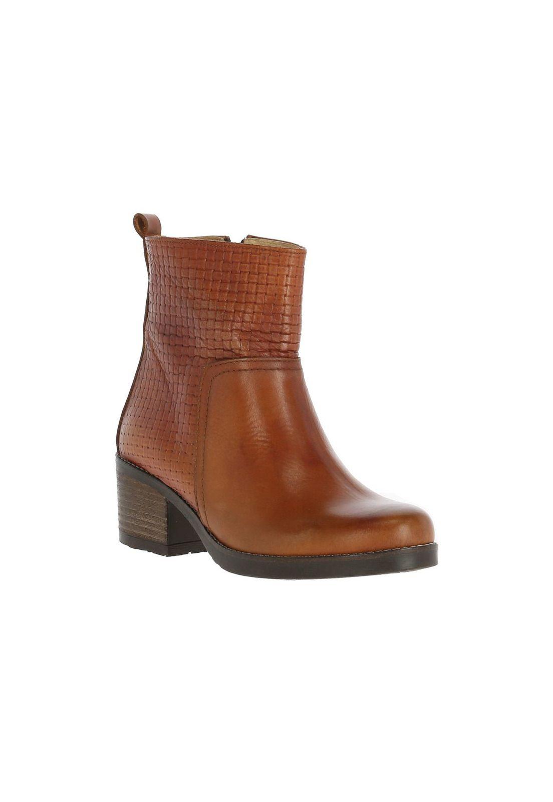 Botin Cuero Sonia Brown-0