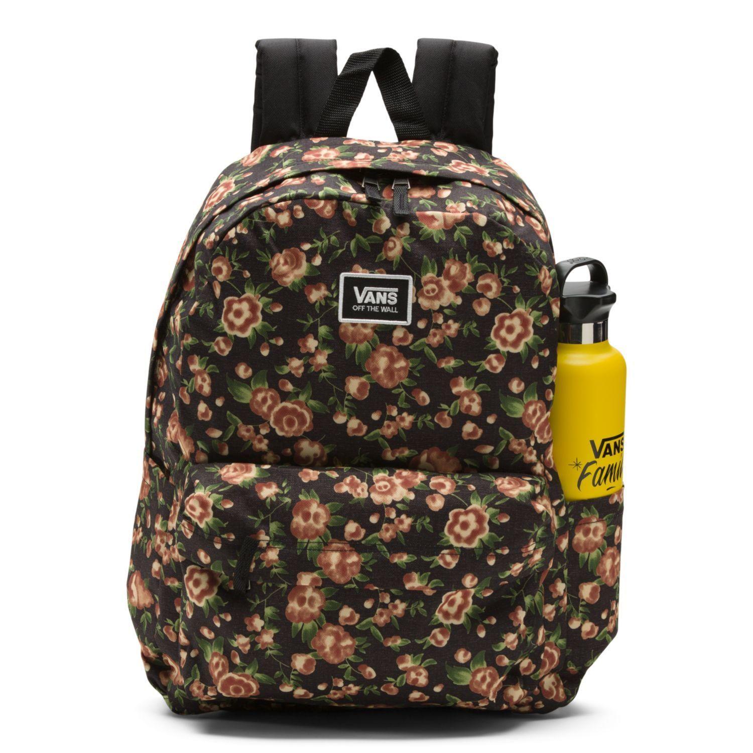 Mochila Mujer Old Skool H20 Wmn Black-Grape Leaf-1