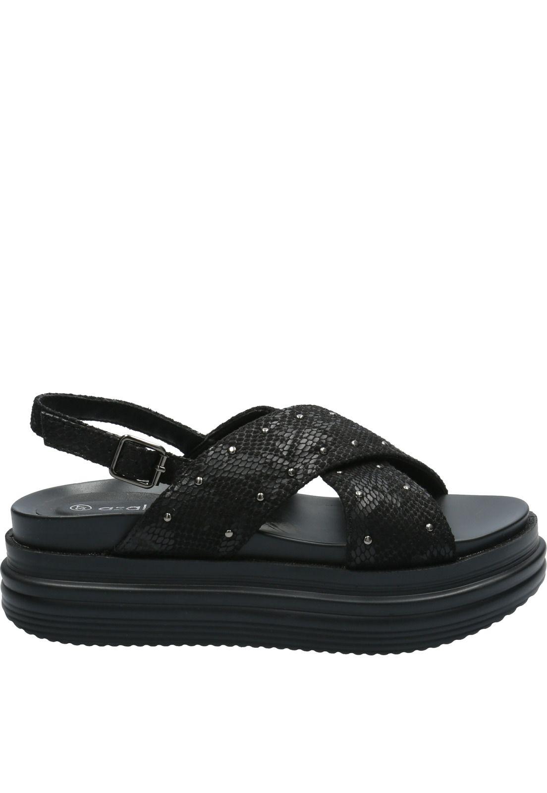 Sandalia Mujer Peaceful Negro-3