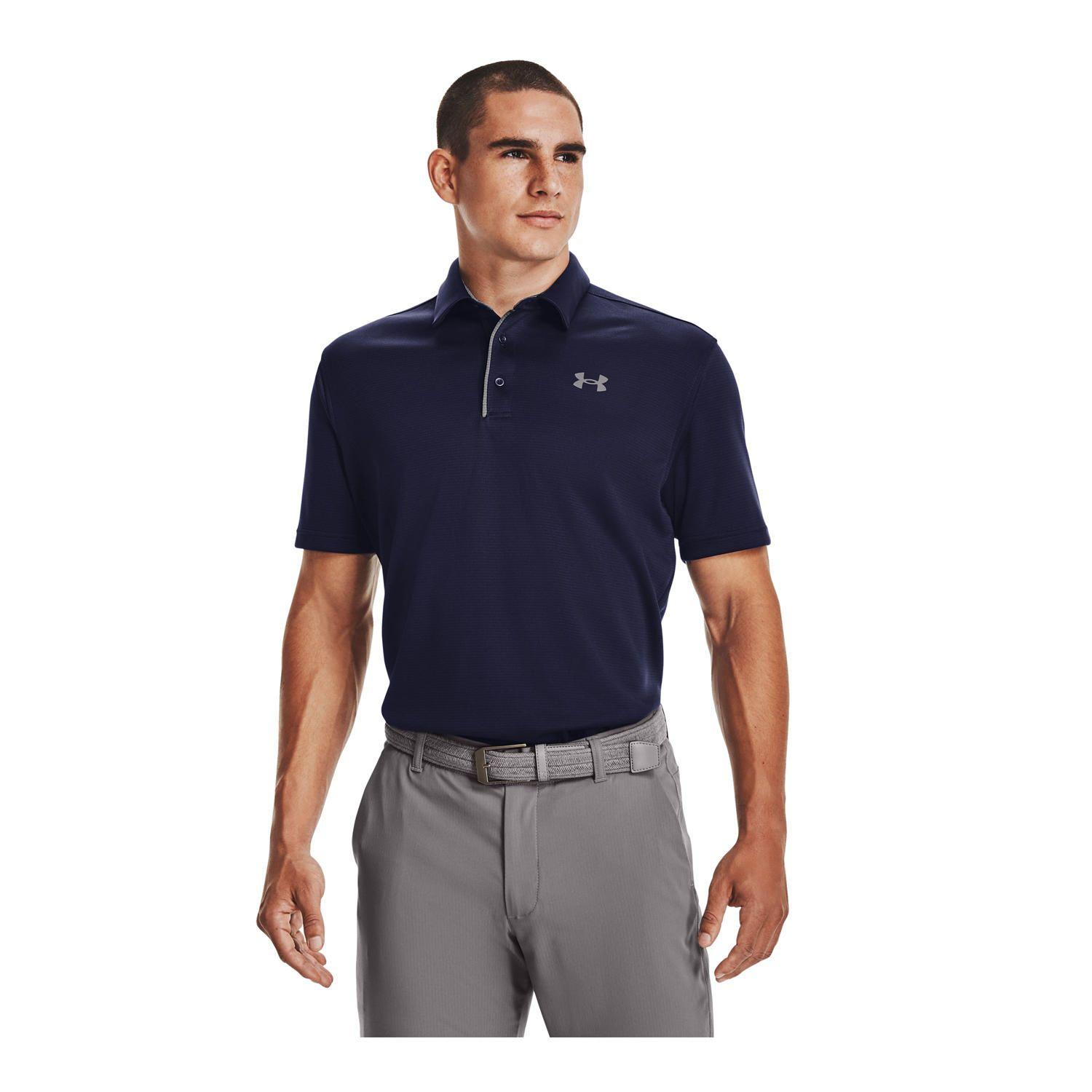 Polo UA Tech para hombre Marino-3