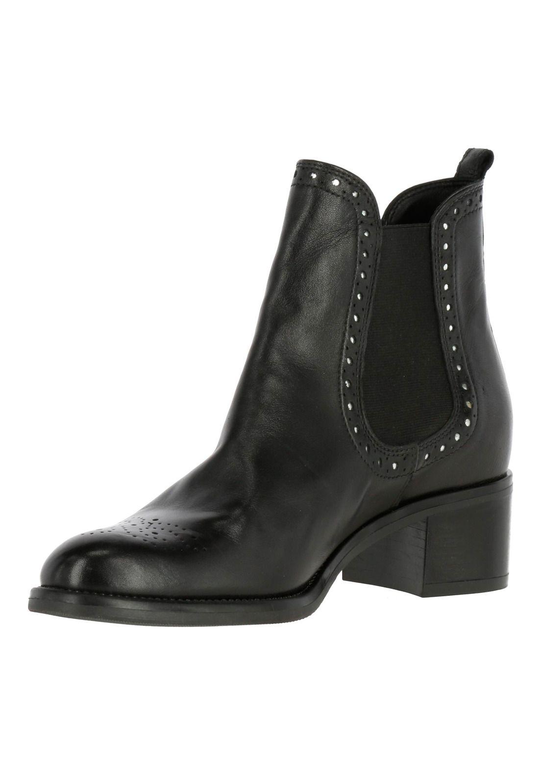 Slip On Cuero Mujer Geide Negro-1