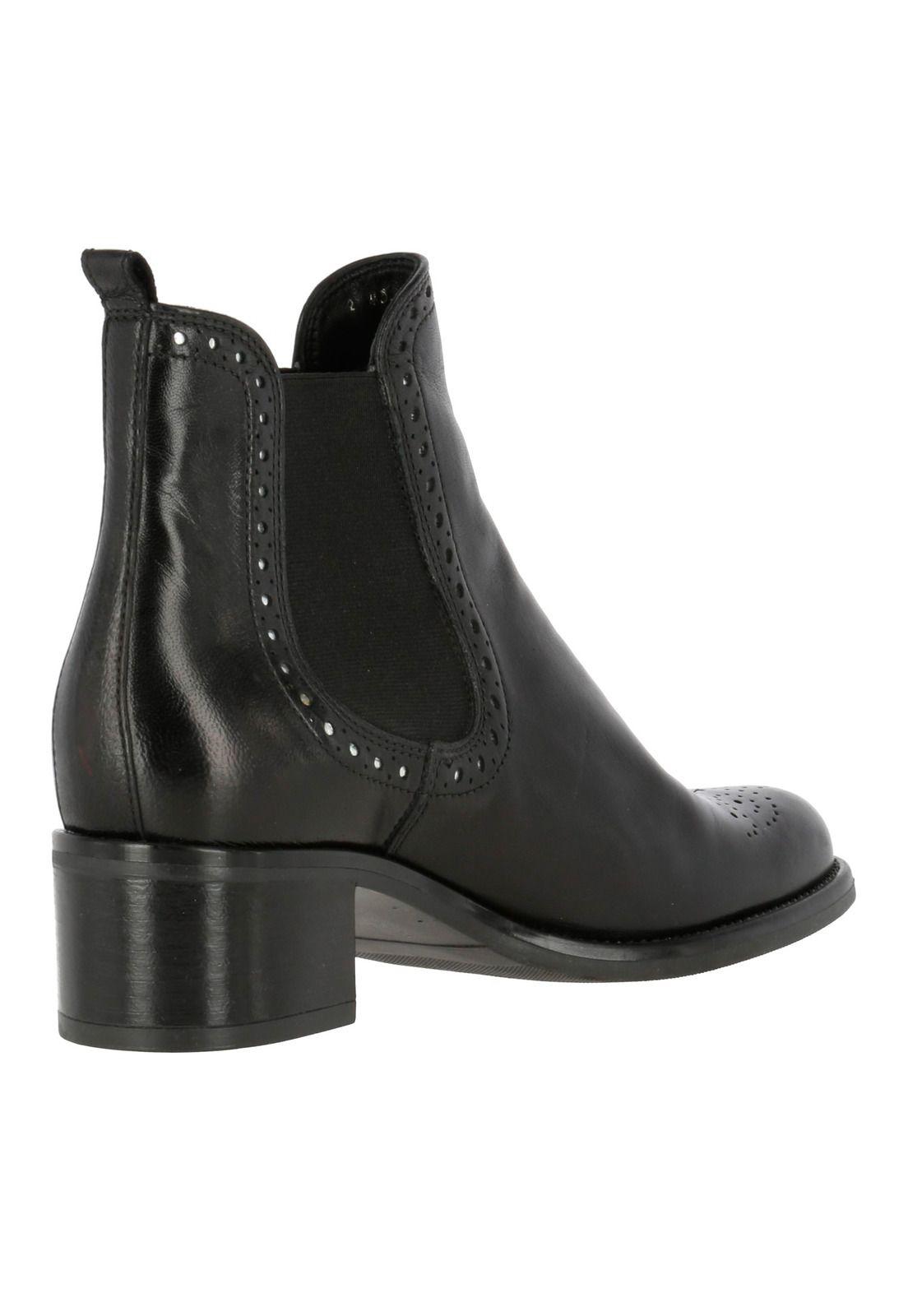 Slip On Cuero Mujer Geide Negro-4