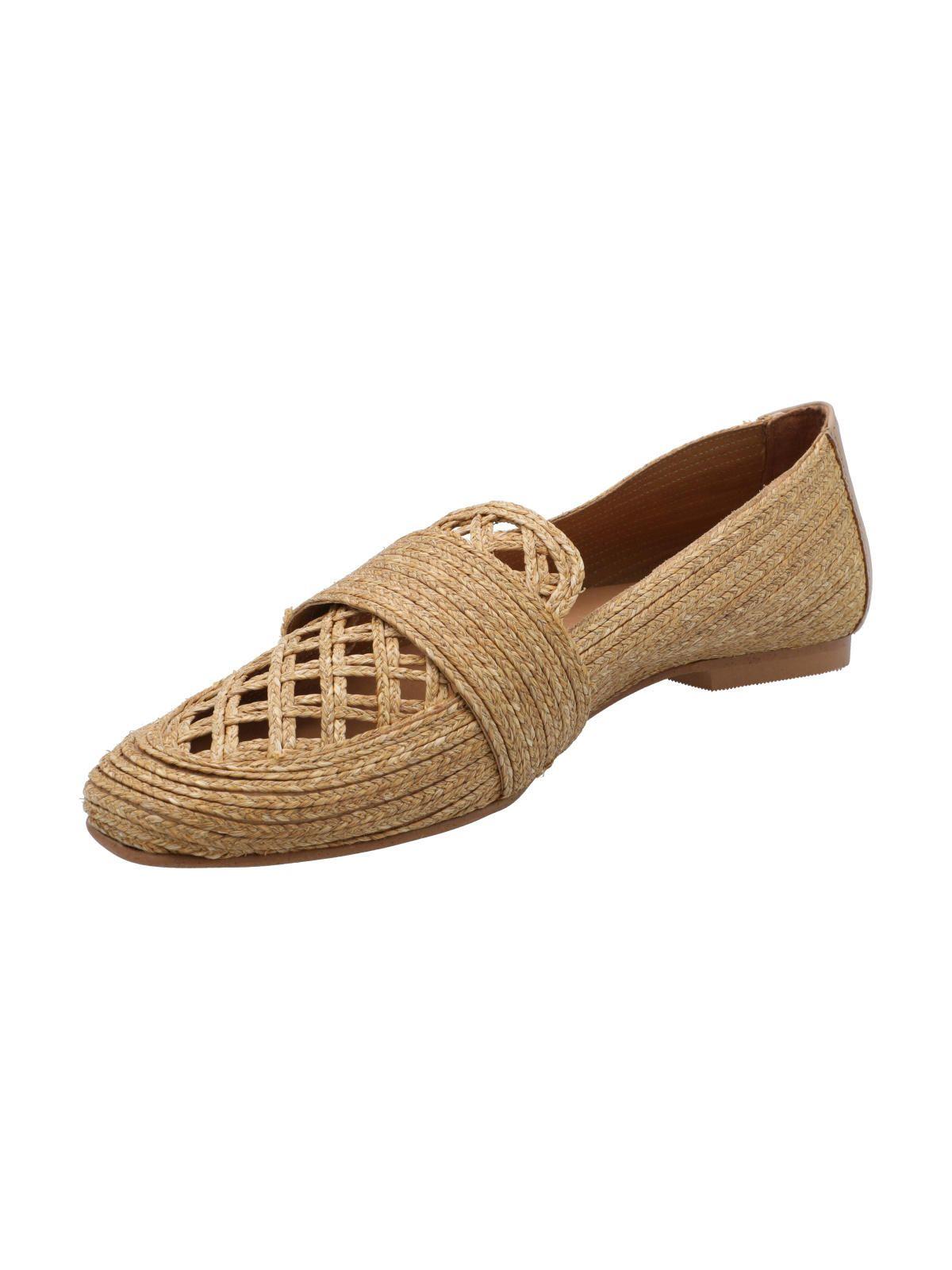 Mocasín Rafia Mujer Lusepa Beige-4