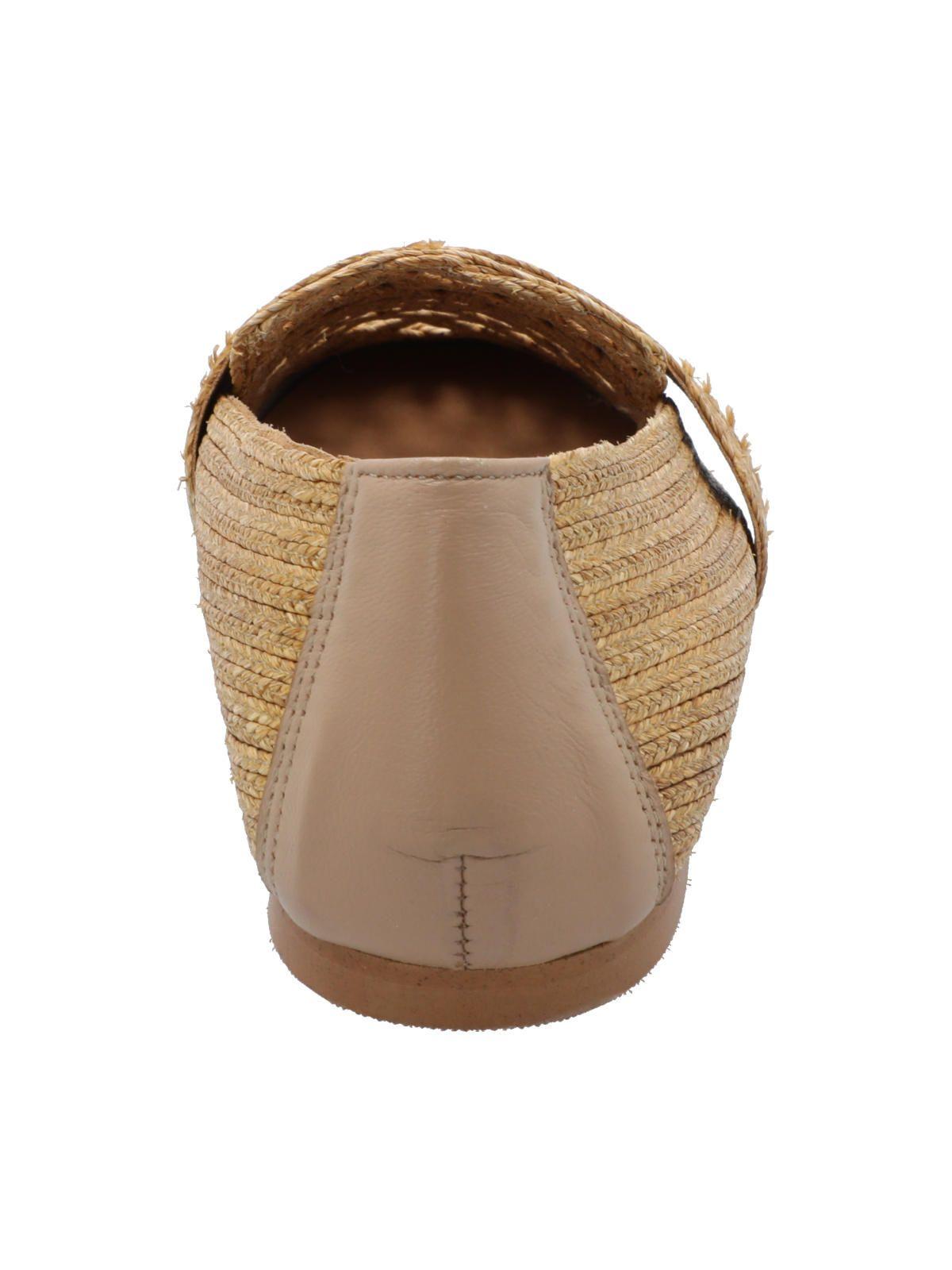 Mocasín Rafia Mujer Lusepa Beige-6