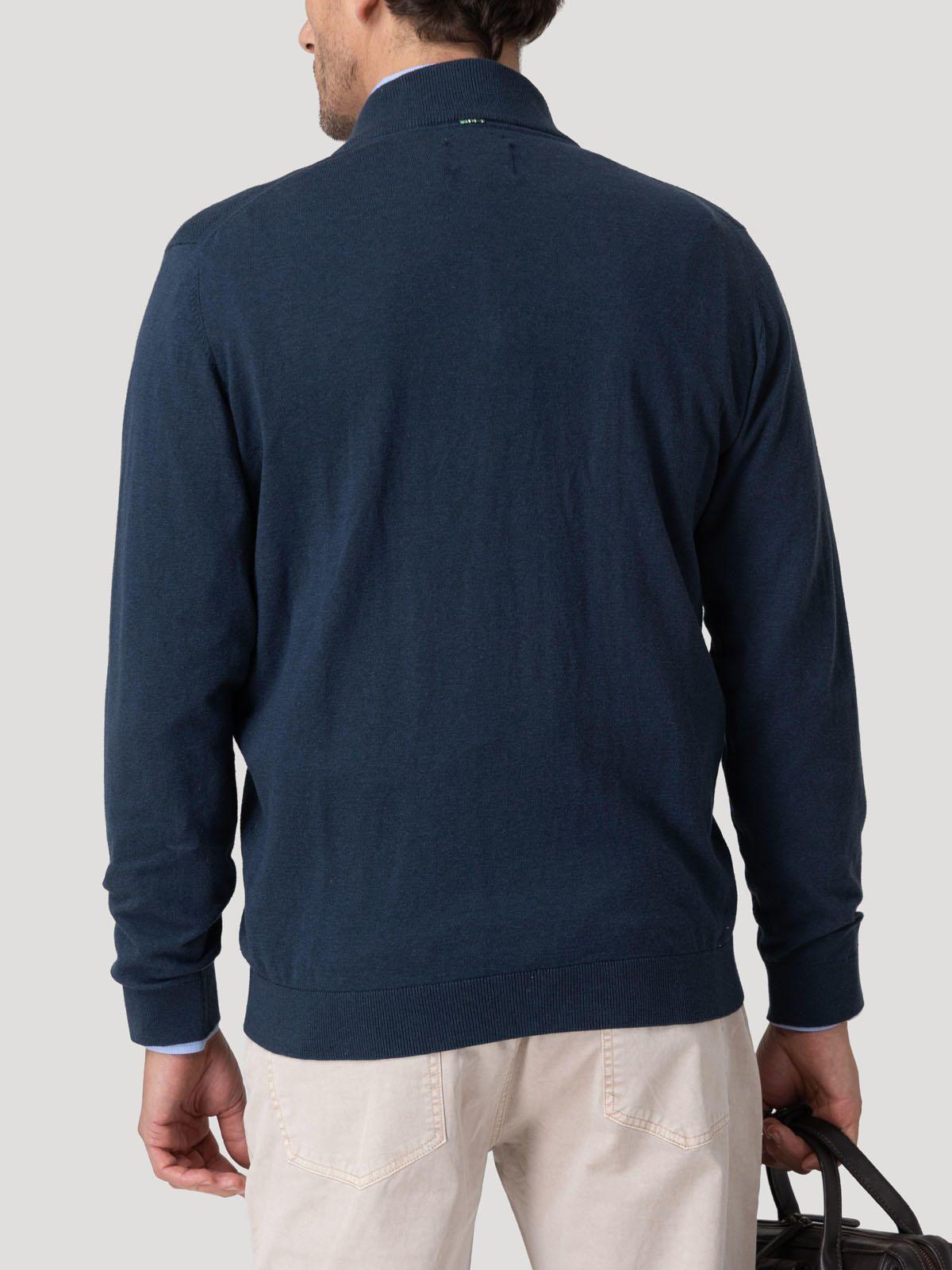 Sweater Algodón Orgánico Hombre Bilbaofull Azu-5
