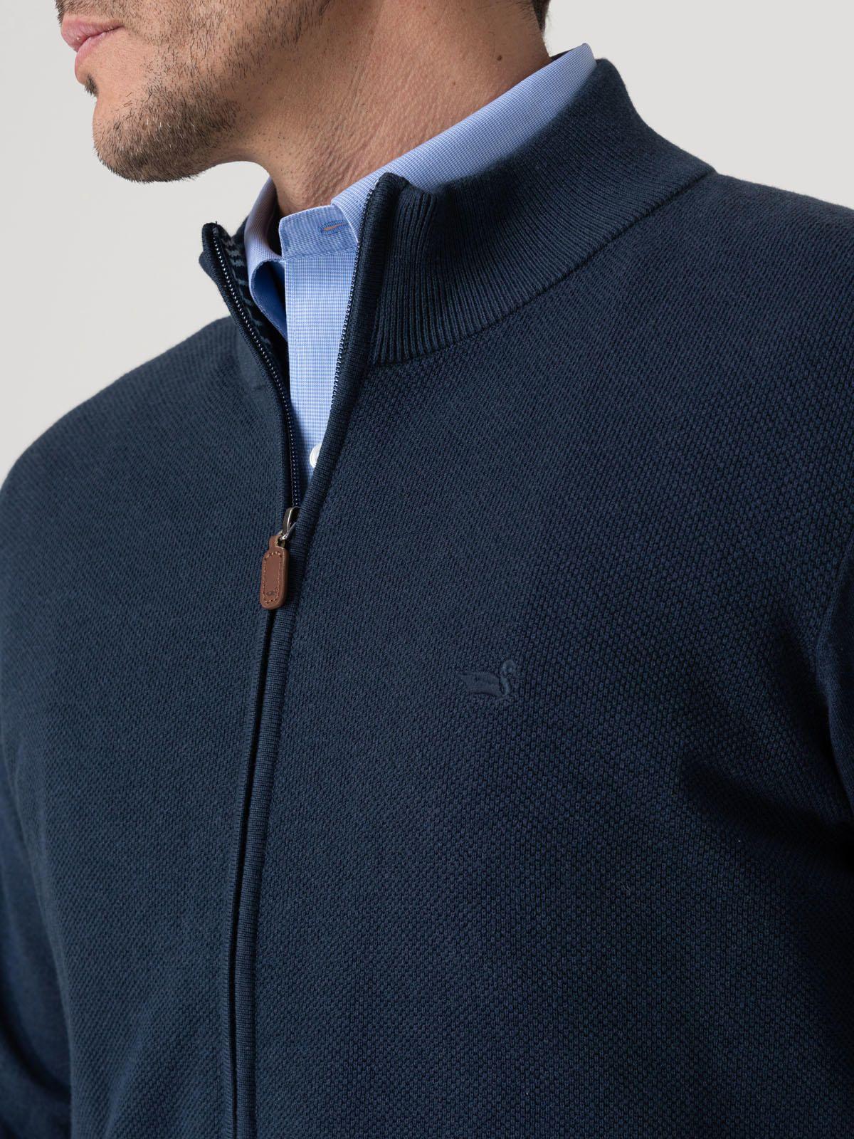 Sweater Algodón Orgánico Hombre Bilbaofull Azu-6