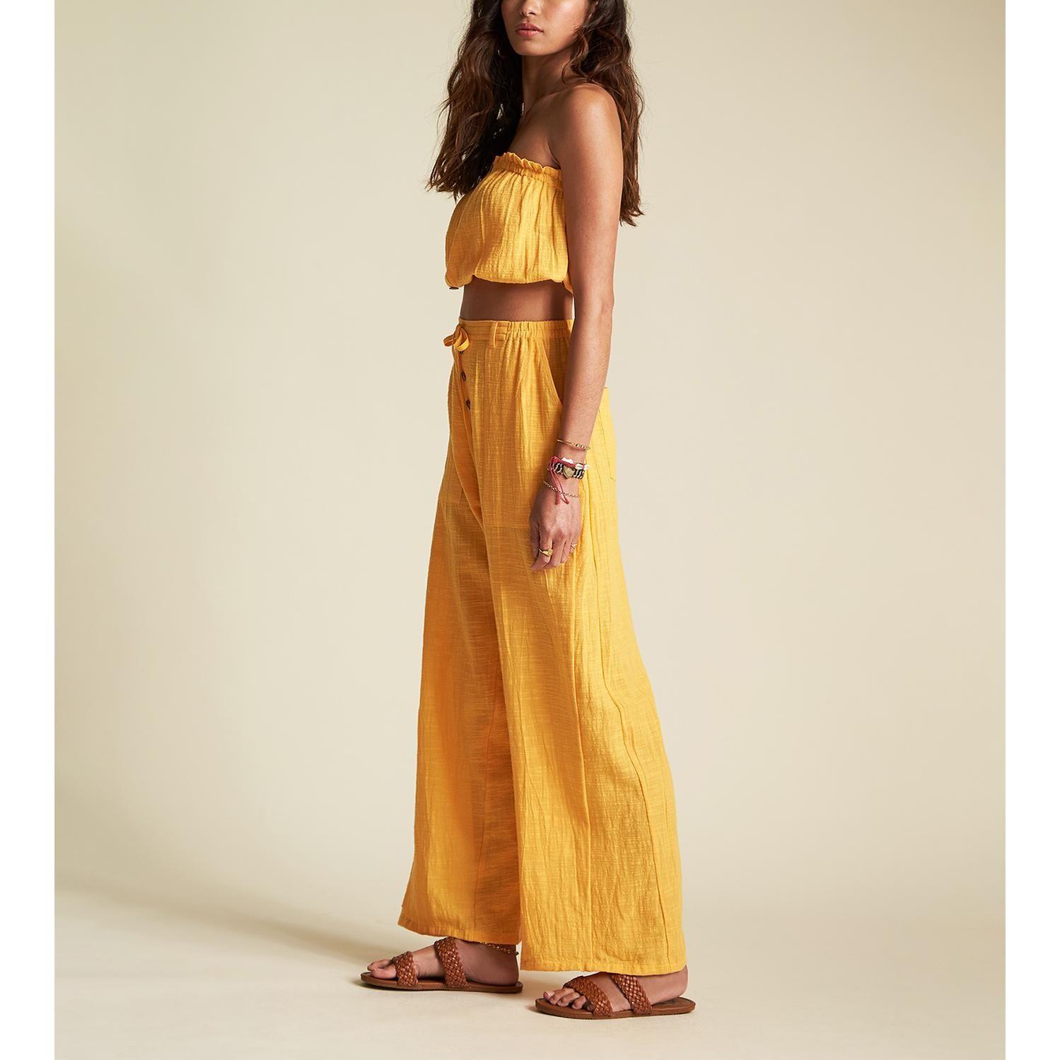 Pantalon  Bring On Naranjo Mujer-1