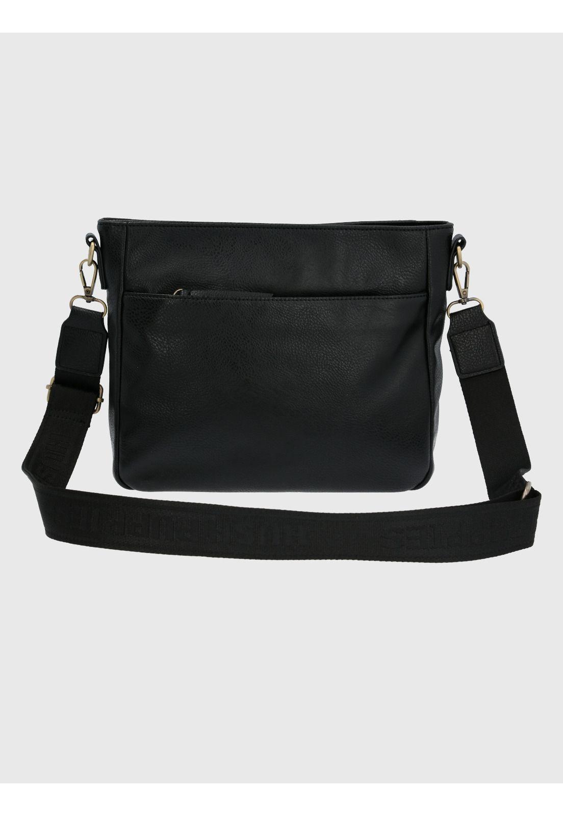 Cartera Ecocuero Negro Clark Cross Mujer-2