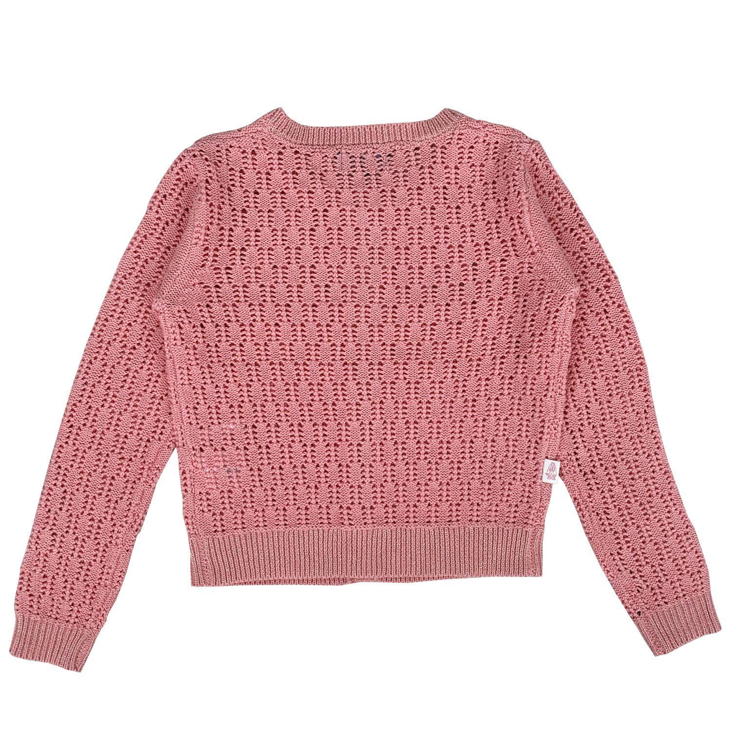 Chaleco Tere Niña Algodón Rosa-1