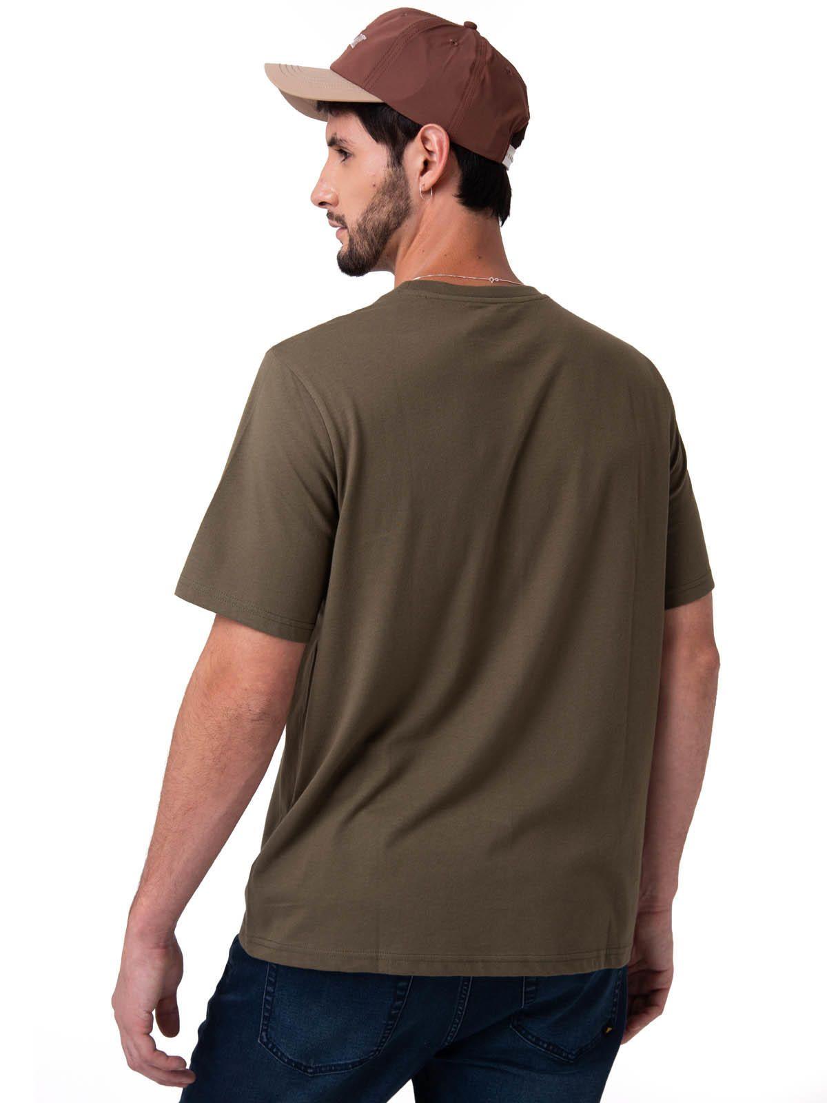 Polera Manga Corta Hombre Logo Verde-1