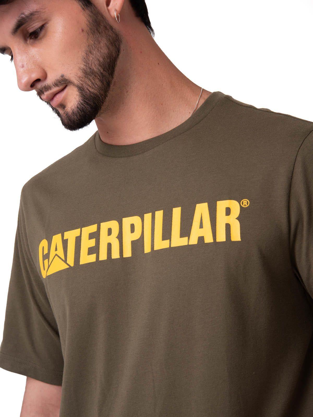 Polera Manga Corta Hombre Logo Verde-3