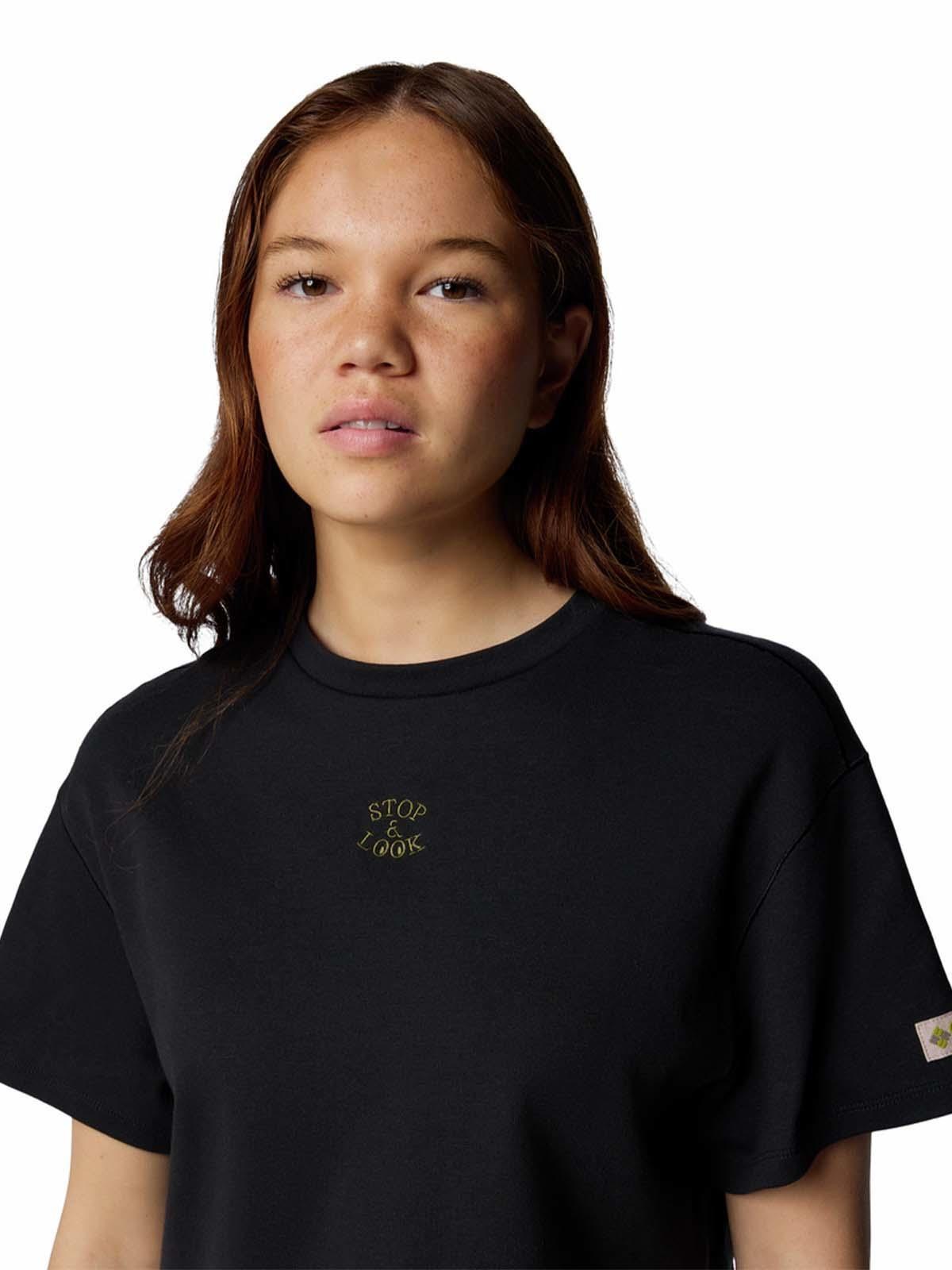 Polera Manga Corta Mujer Wallowa Negro-3