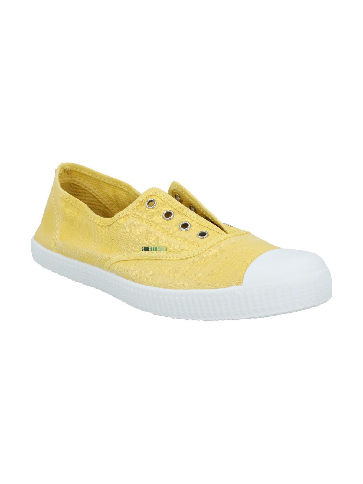 Zapatilla Algodón Mujer Greece Amarillo-1