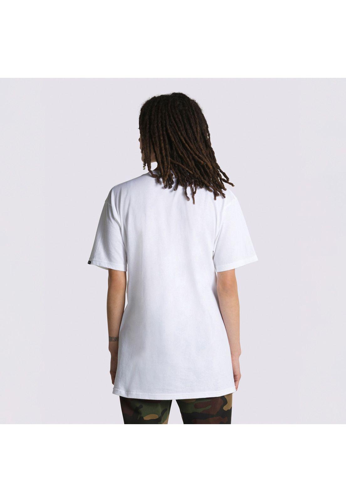 Polera Manga Corta Rooted Sound Blanco Unisex-4