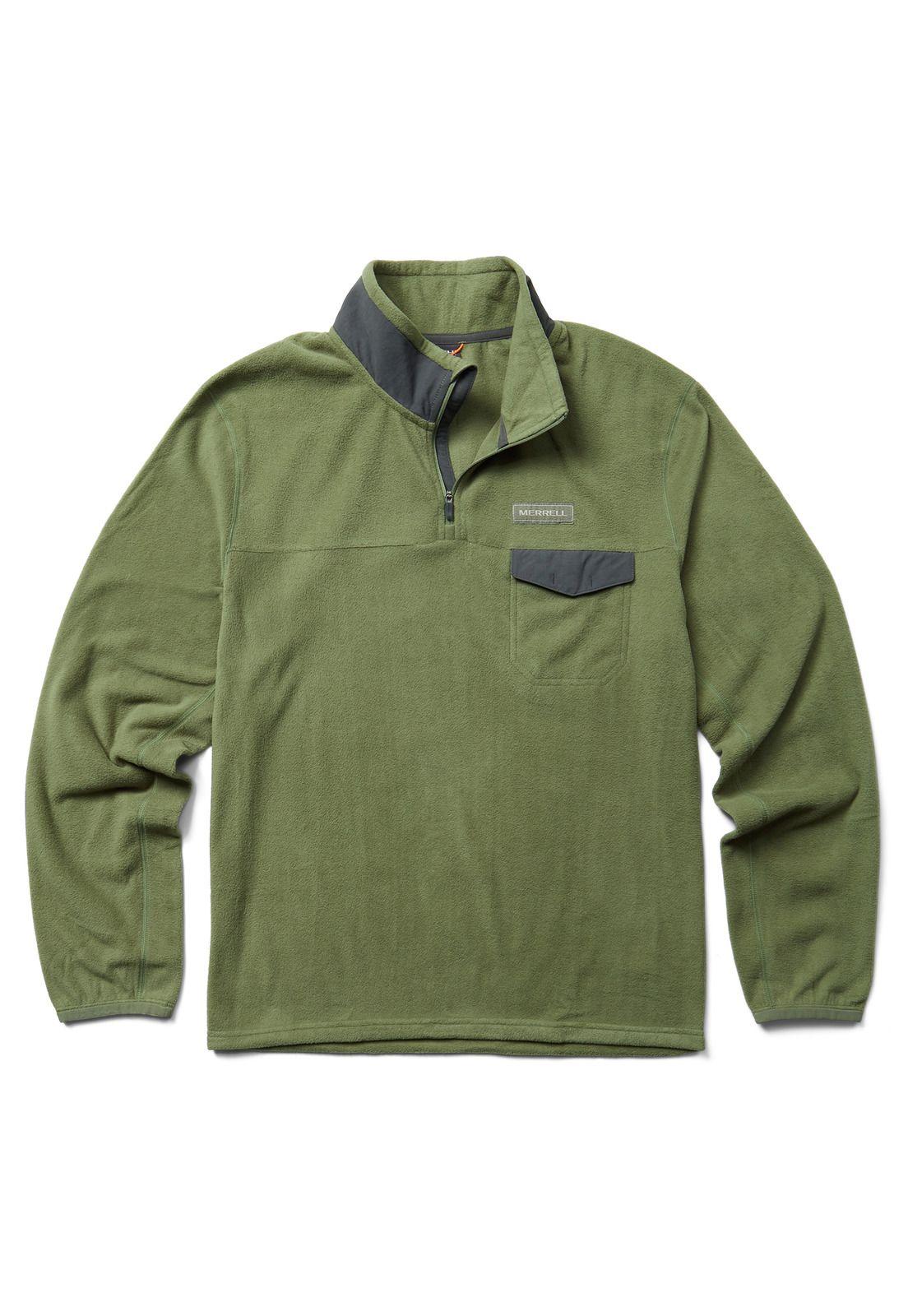Polar Hombre Flux Lw 1/4 Zip Verde-0