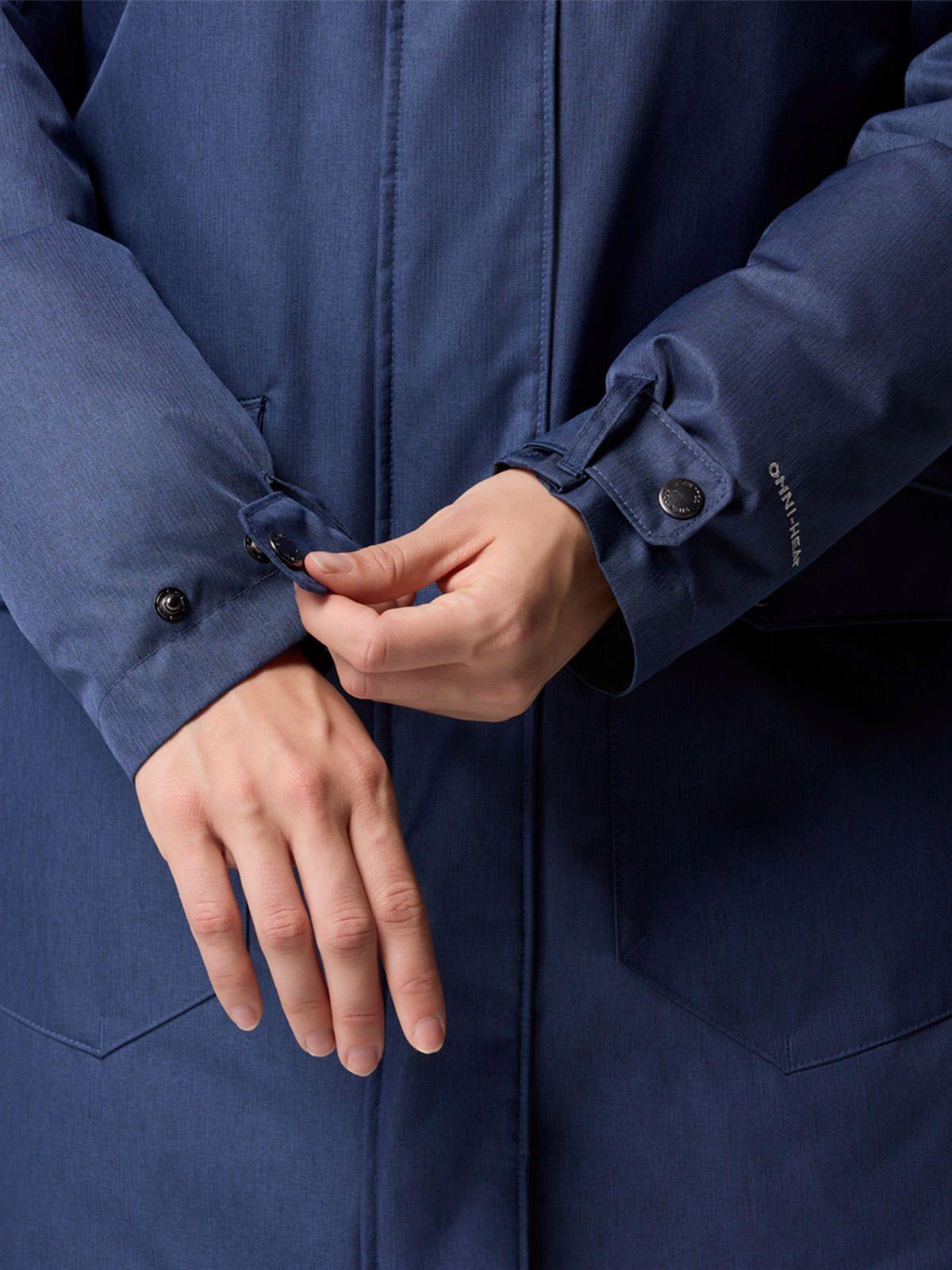 Parka Water Rep Mujer Suttle Mountain Azul-6