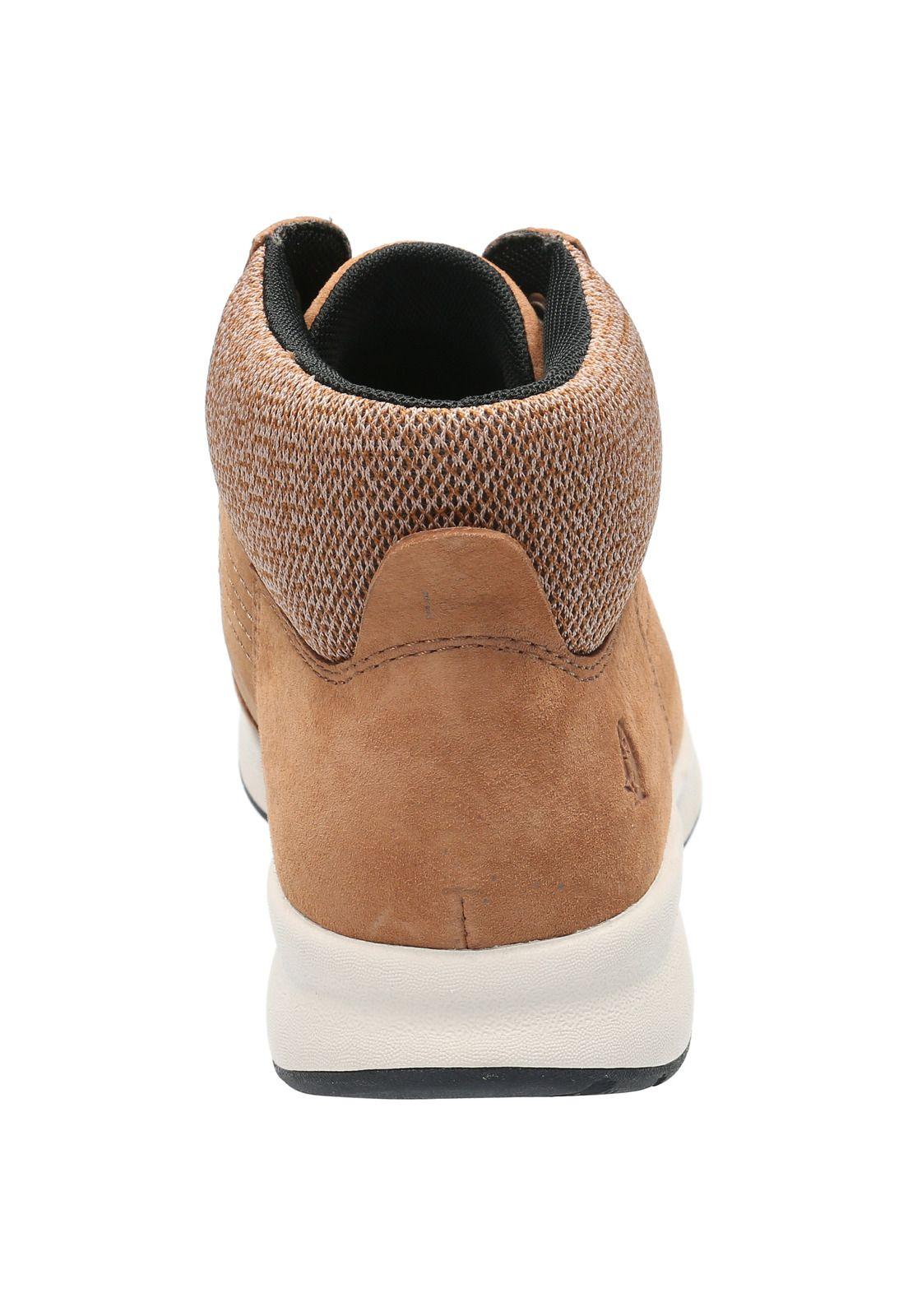 Botin Cuero Mujer Spinal Lace Boot Café-6