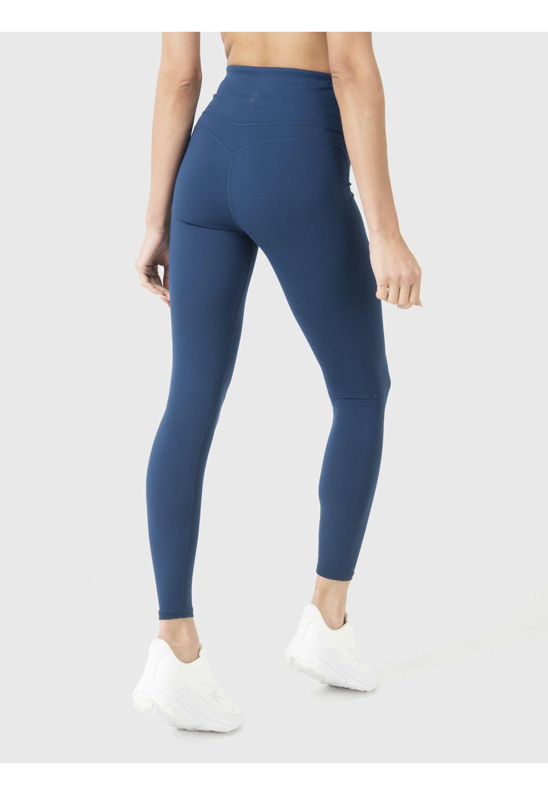 Calza Deportiva Mujer Long Legg Luna Azul Oscuro-1