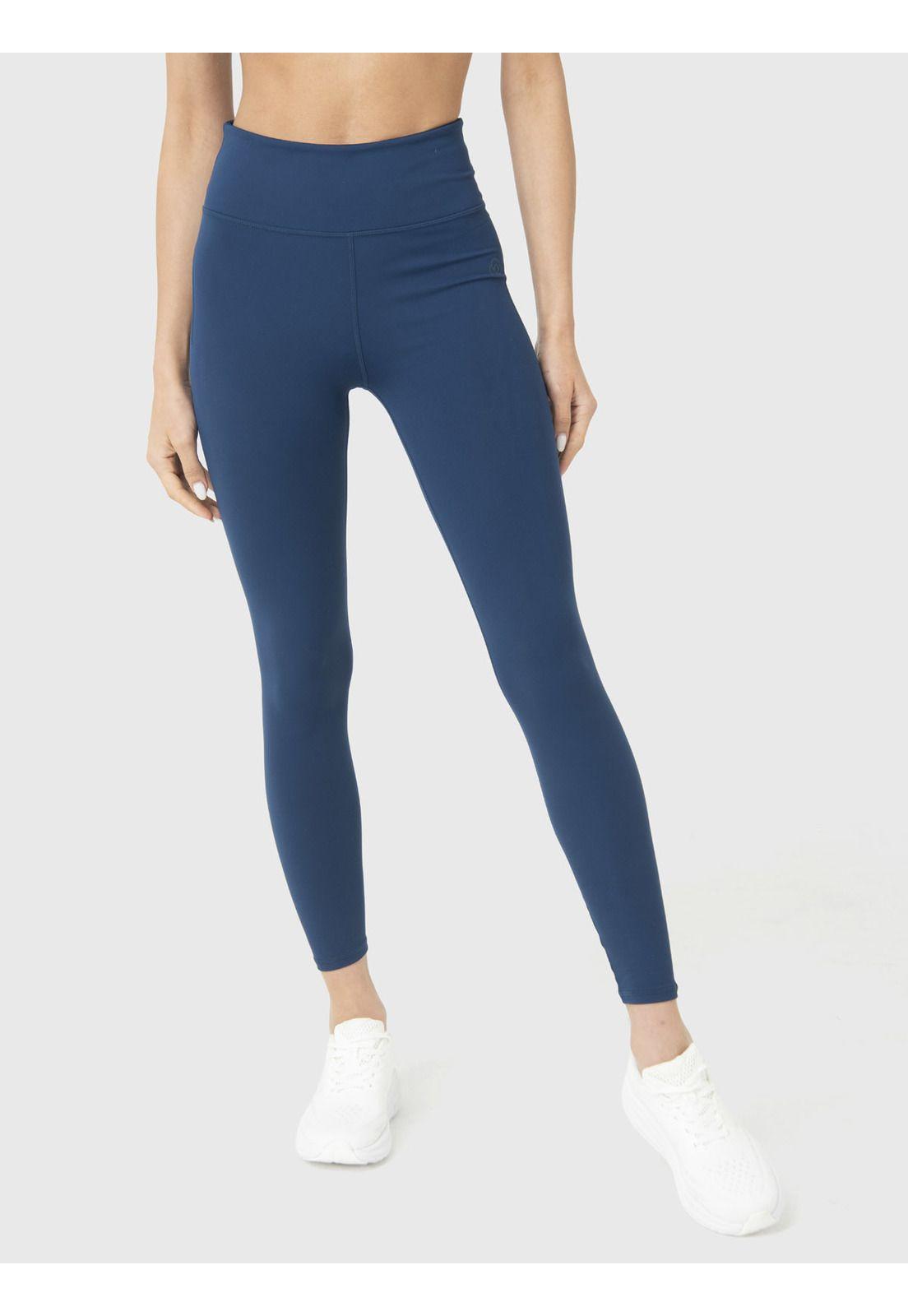 Calza Deportiva Mujer Long Legg Luna Azul Oscuro-3