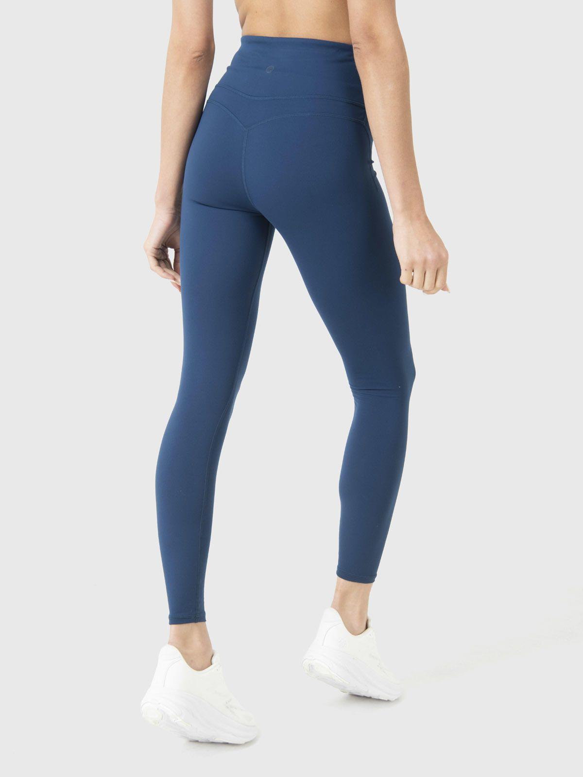 Calza Deportiva Mujer Long Legg Luna Azul Oscuro-1