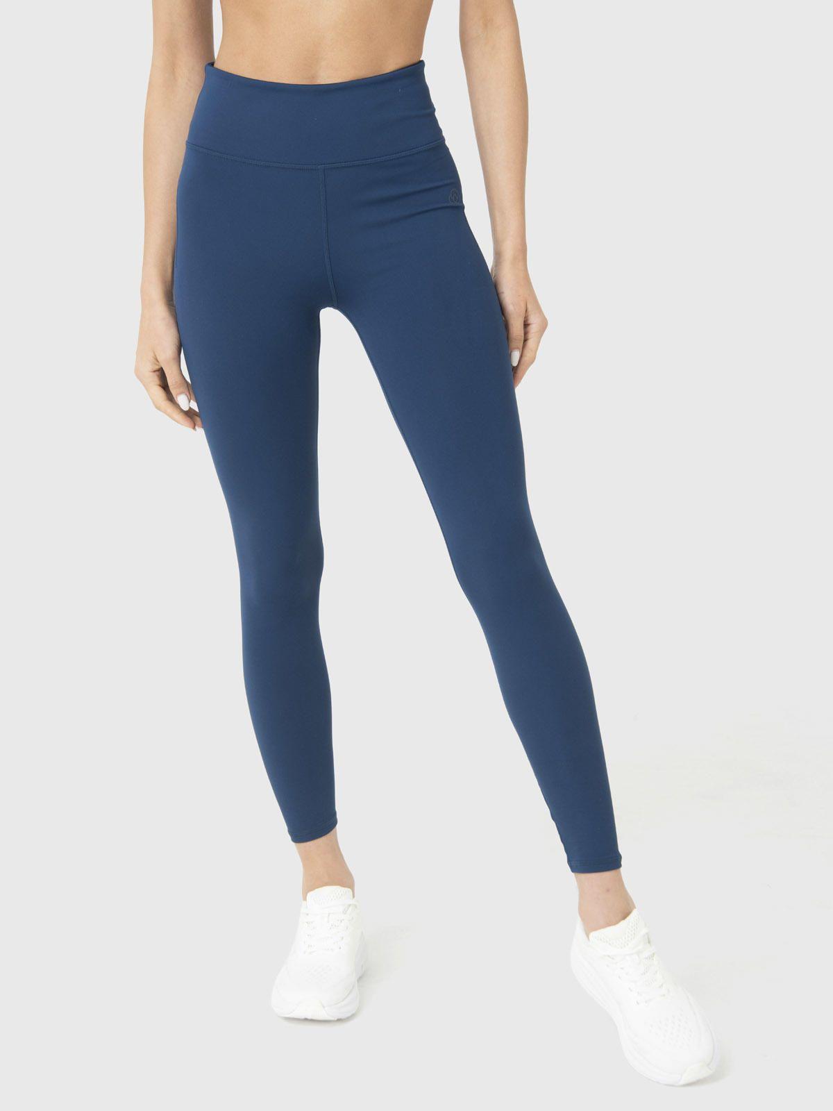 Calza Deportiva Mujer Long Legg Luna Azul Oscuro-3