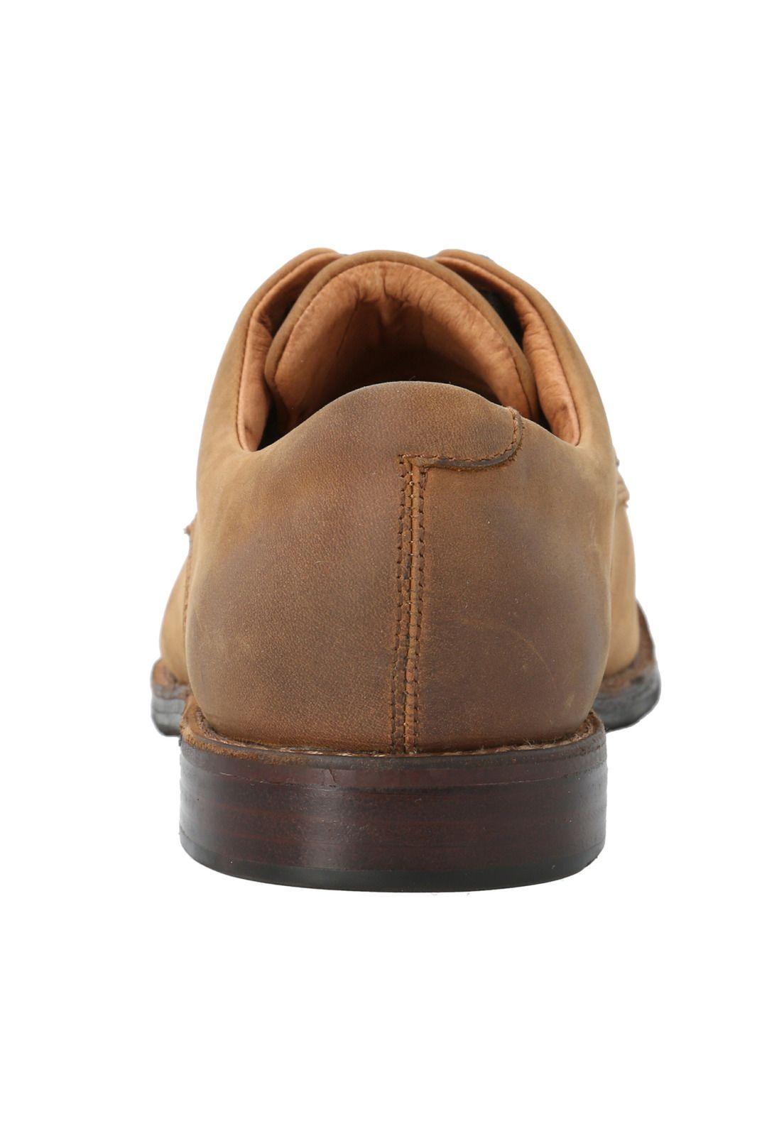 Zapato Cuero Hombre Harrow I Café -5