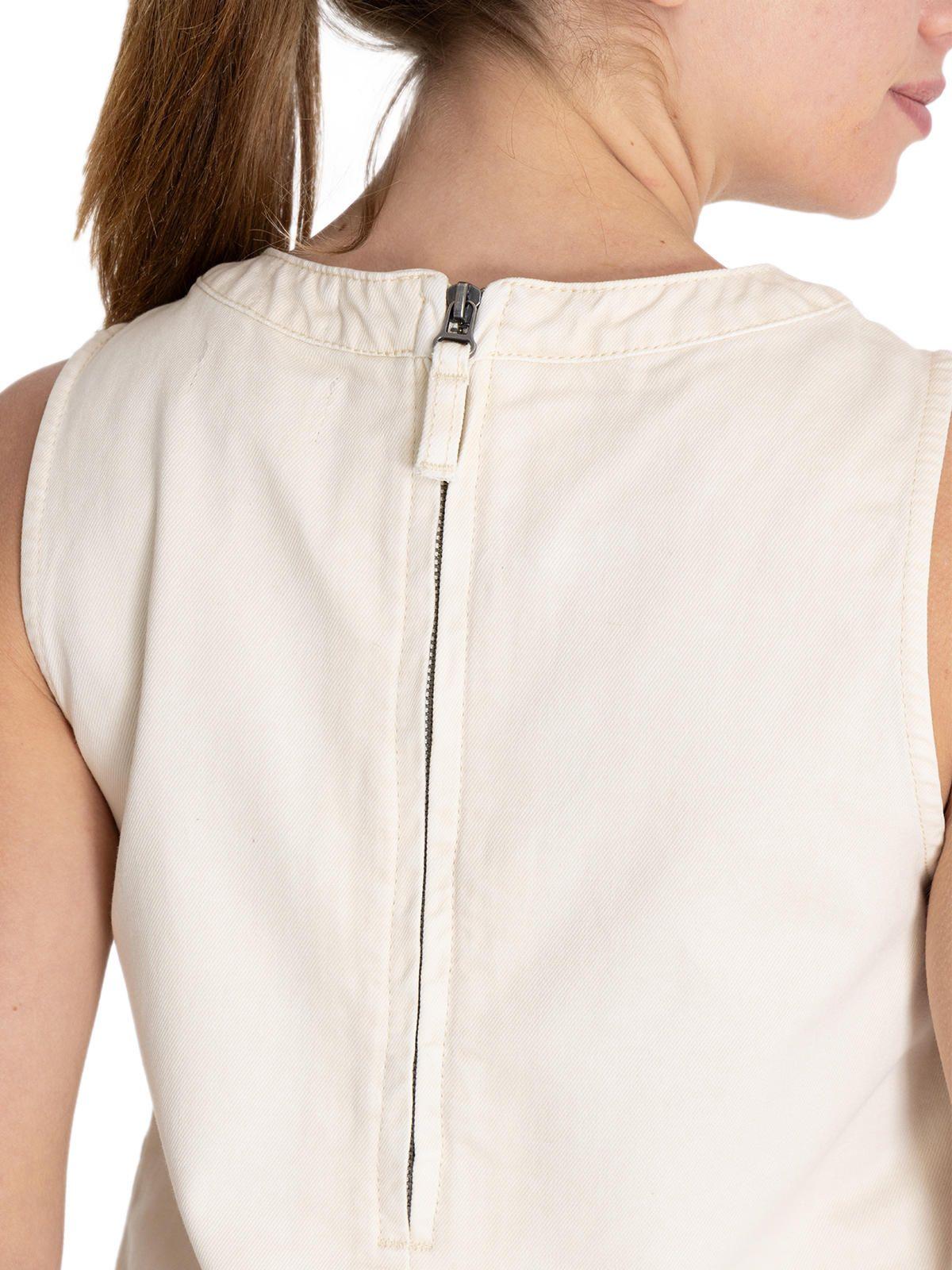Blusa Algodón Orgánico Crema Lee Mujer -7