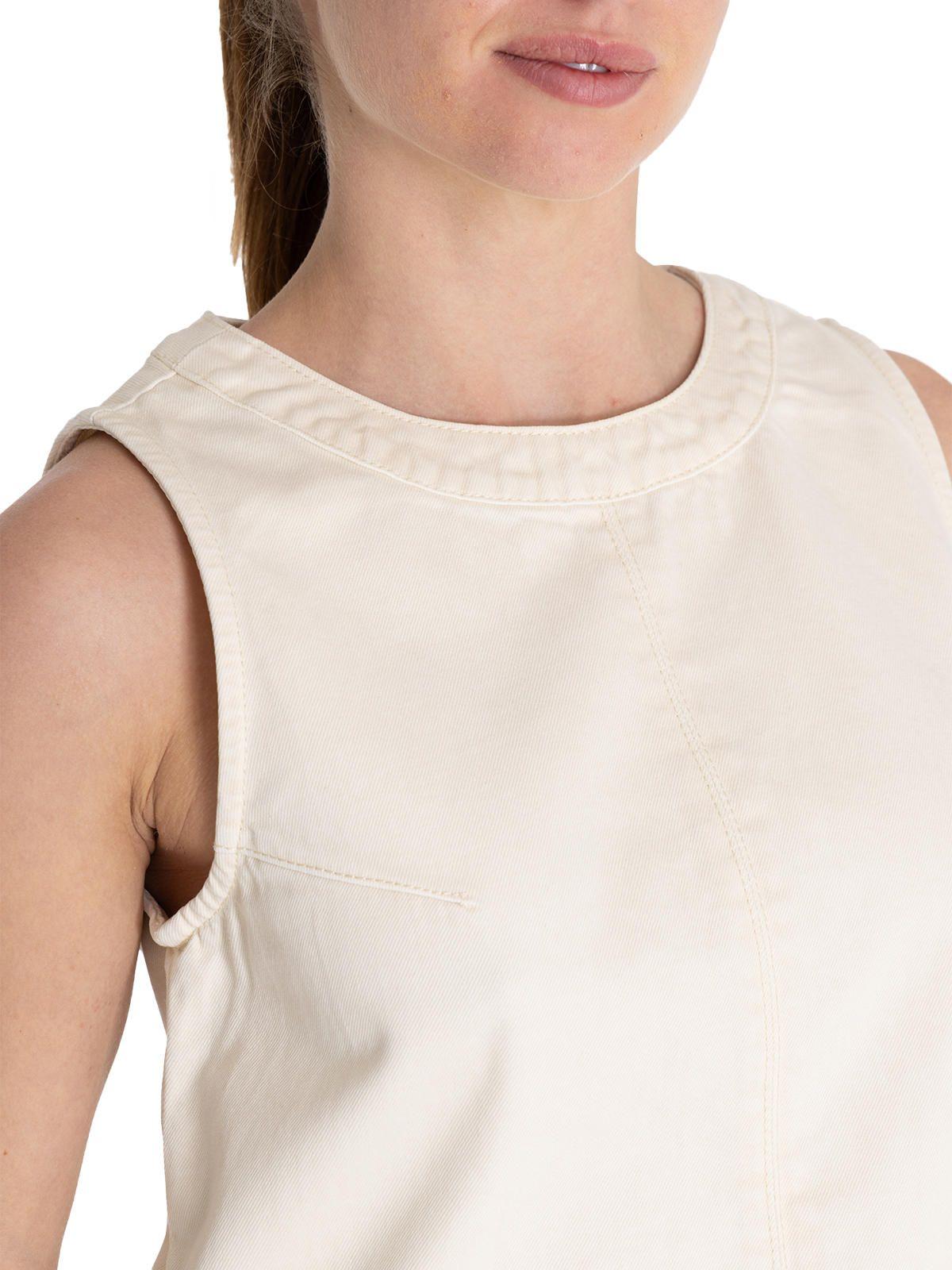 Blusa Algodón Orgánico Crema Lee Mujer -8