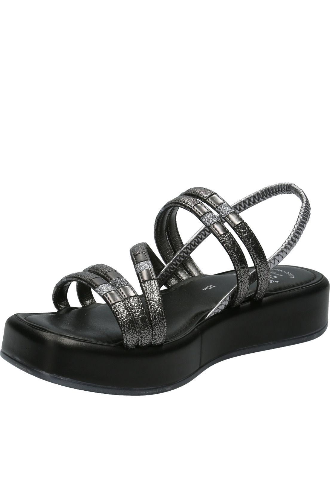 Sandalia Mujer Aniella Gris-3