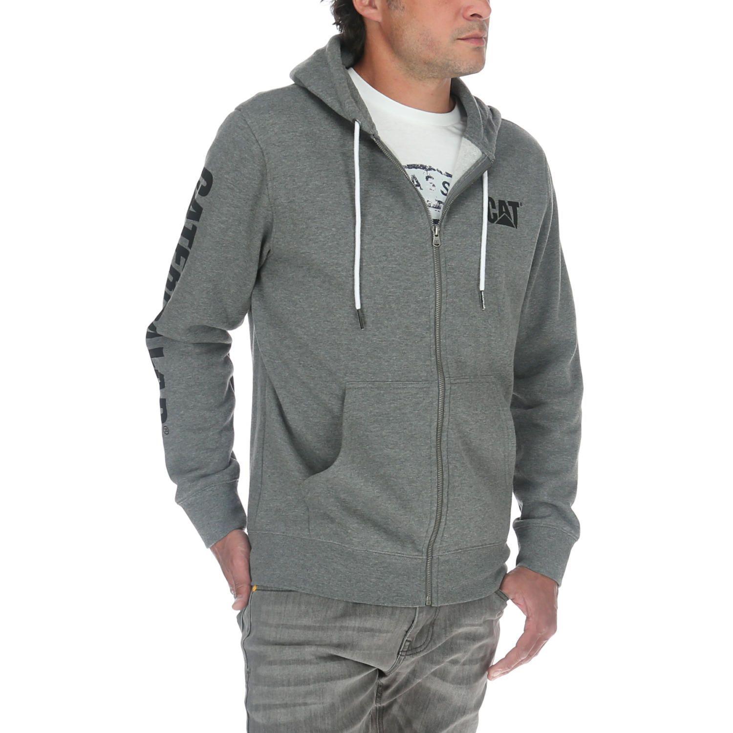 Polerón Hombre Foundation Fz Dm Hooded Gris-3