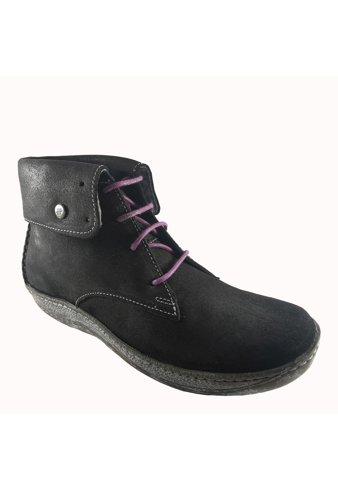 Botin Mujer Cuero Niruana Negro-0