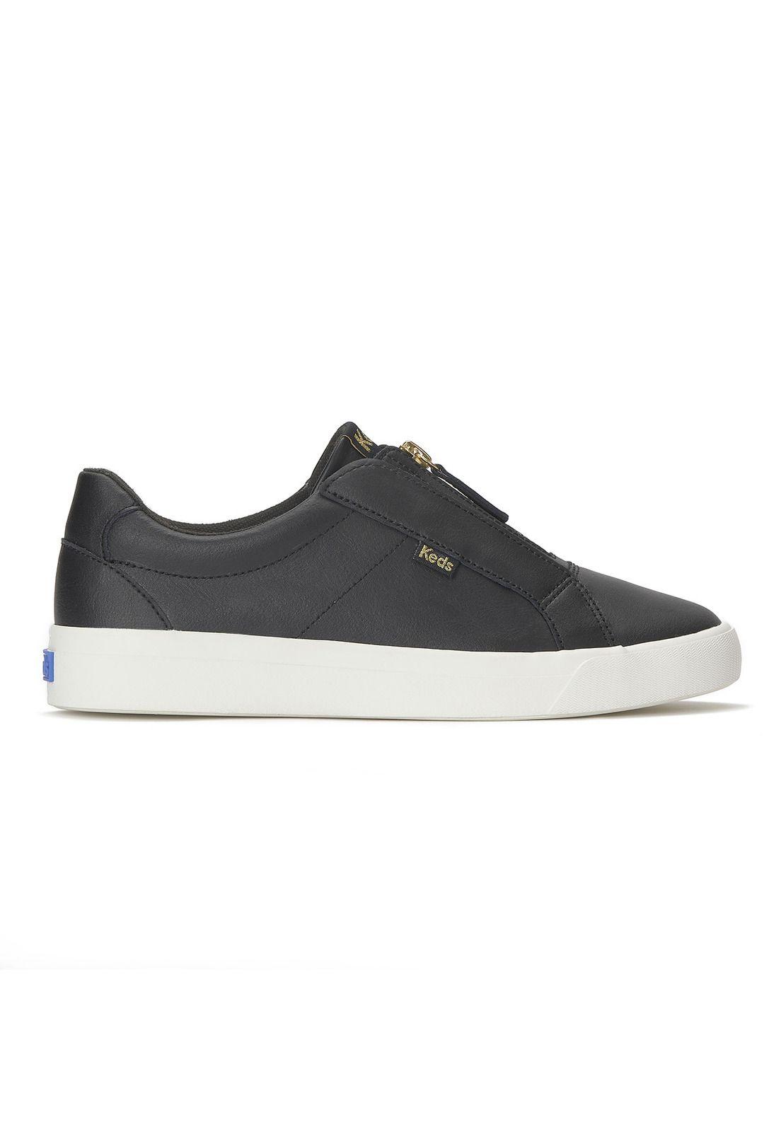 Zapatilla Cuero Mujer Pursuit Zip Lthr Negro-0