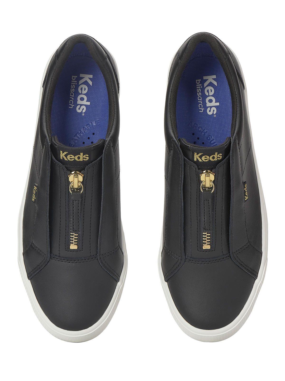 Zapatilla Cuero Mujer Pursuit Zip Lthr Negro-4