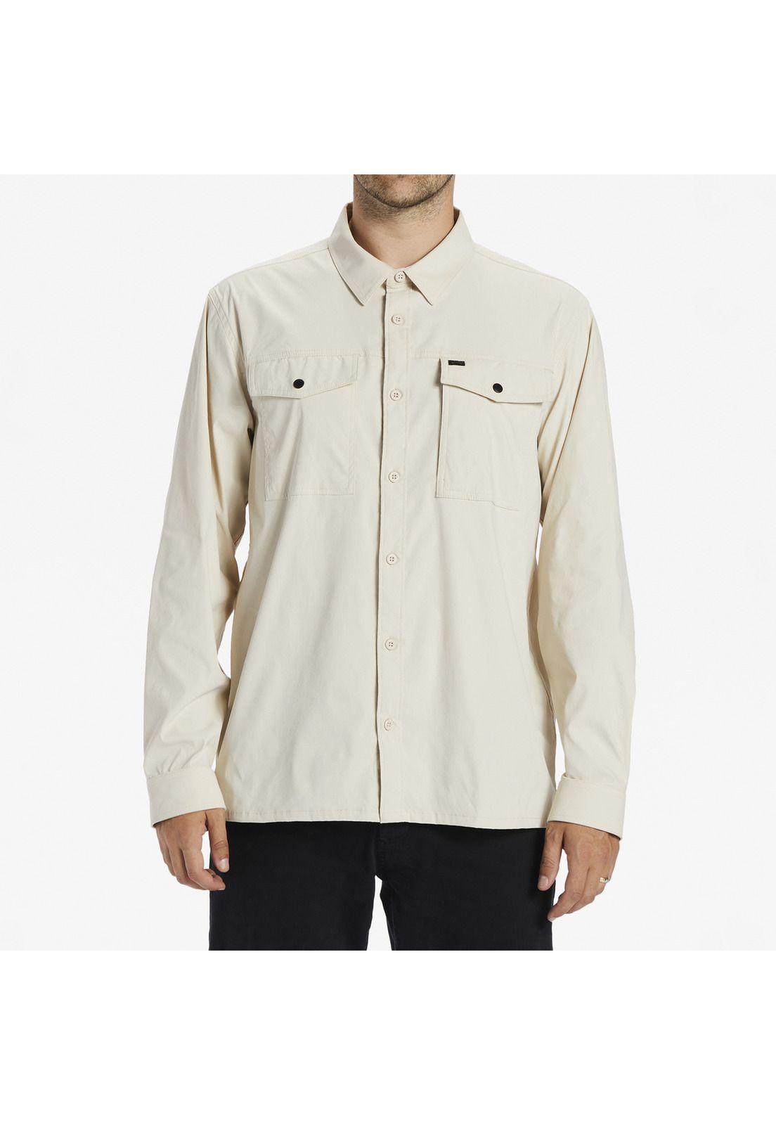 Camisa M/L Hombre Surftrek Tech M W Blanco-0
