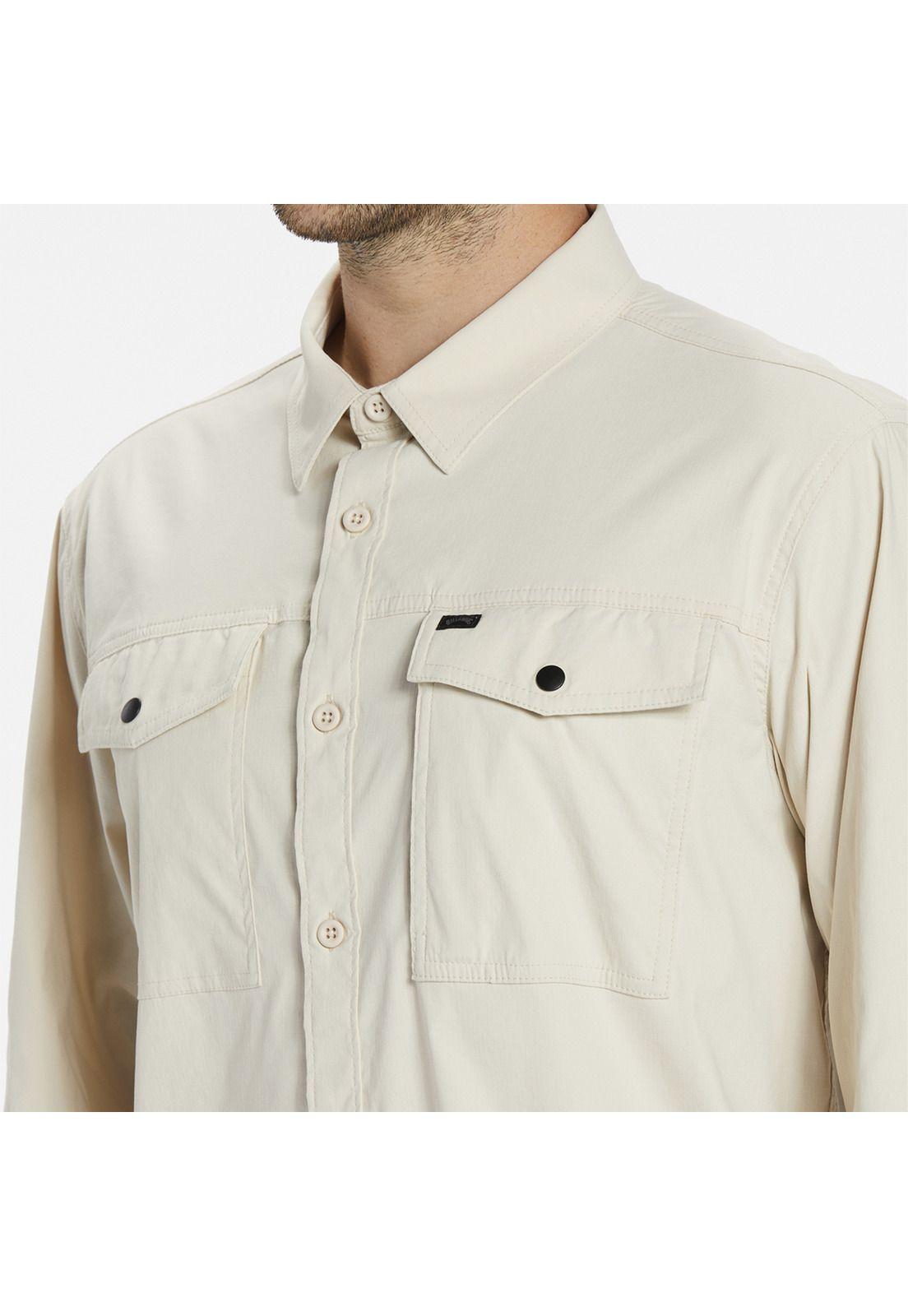 Camisa M/L Hombre Surftrek Tech M W Blanco-4