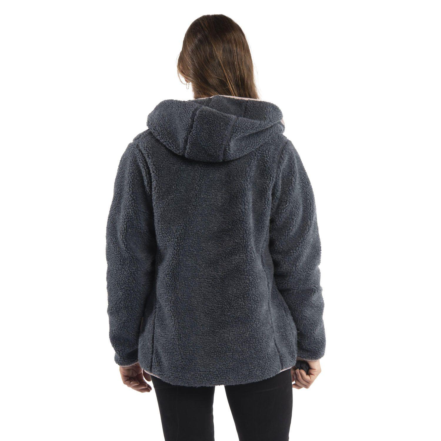 Polar Mujer Havoc Sherpa Fz Gris-2