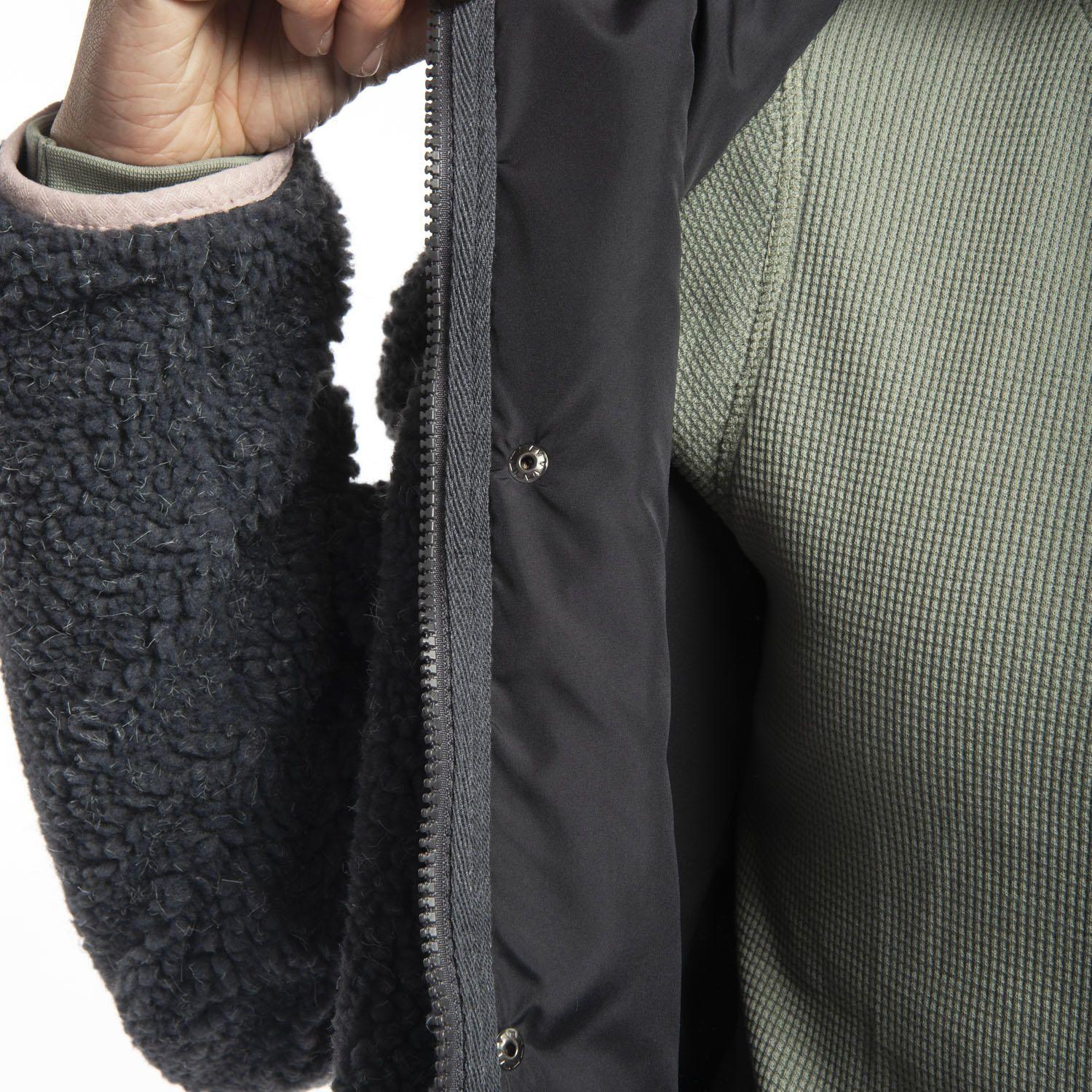 Polar Mujer Havoc Sherpa Fz Gris-3