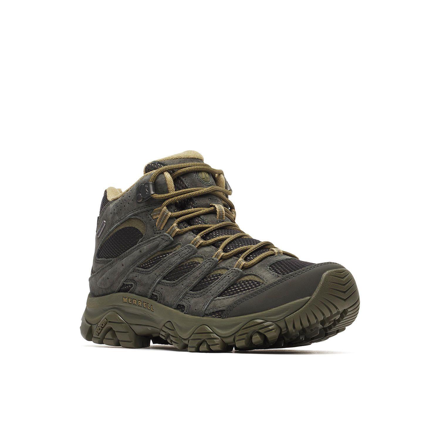 Botin Hombre Moab 3 Mid Waterproof Verde-4