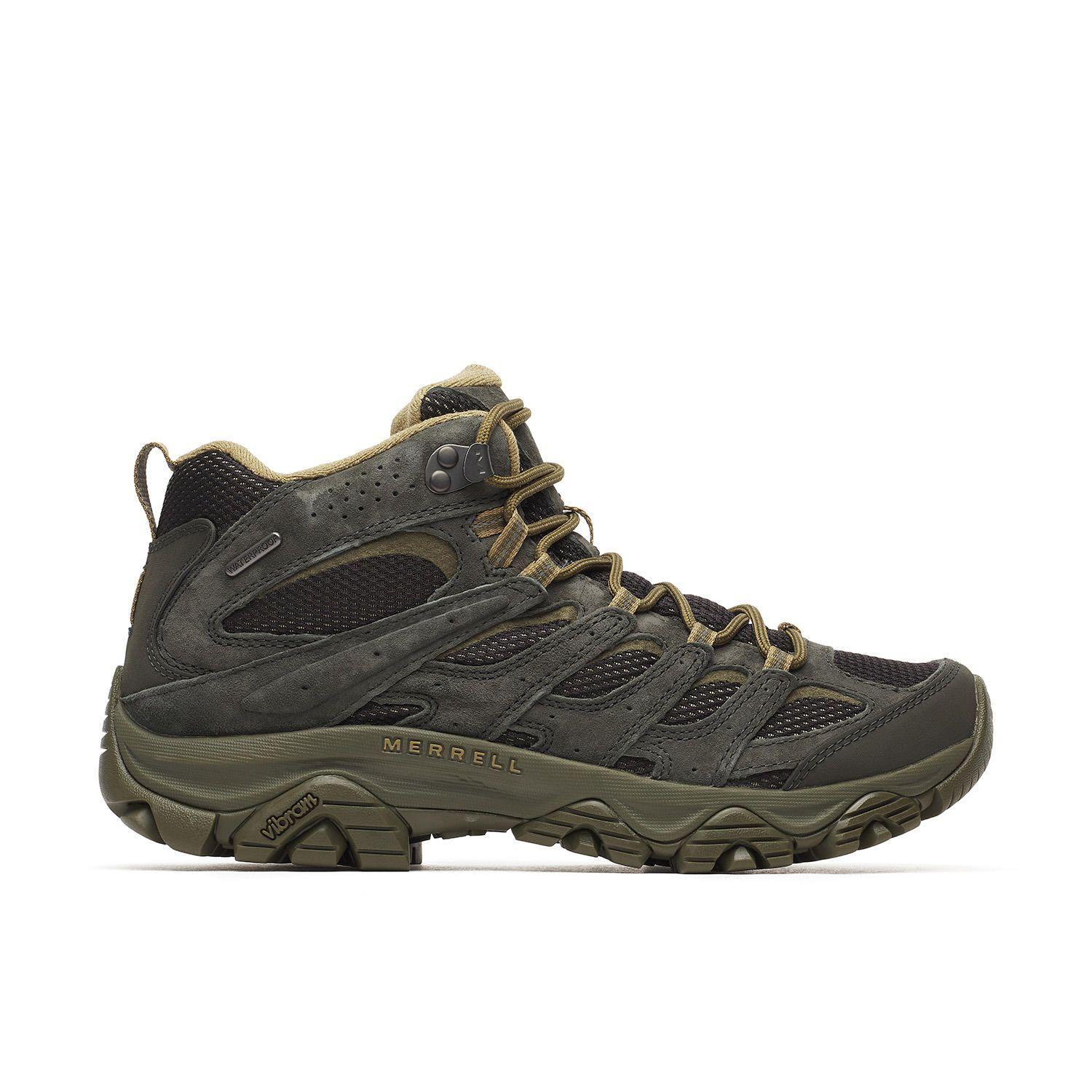 Botin Hombre Moab 3 Mid Waterproof Verde-0