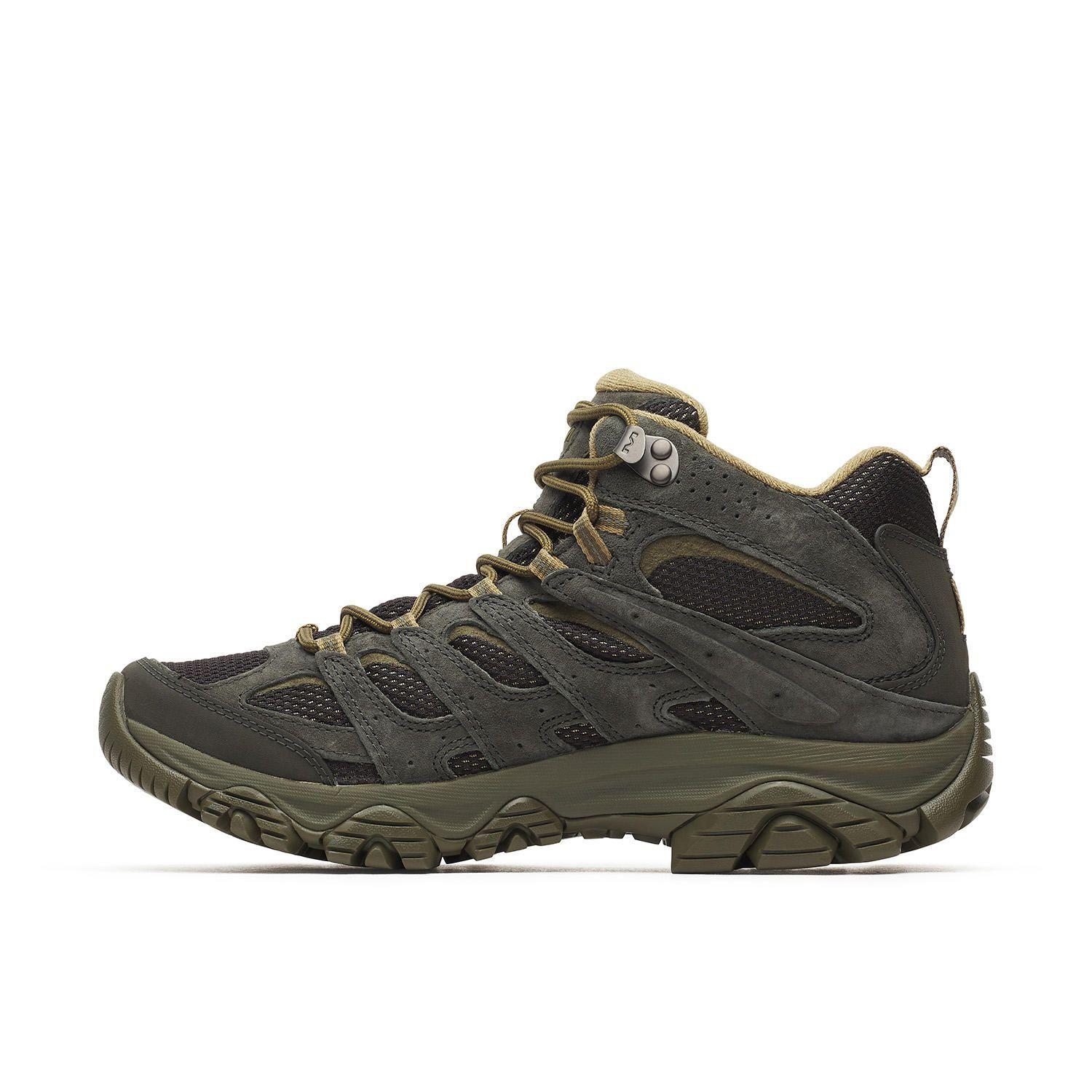 Botin Hombre Moab 3 Mid Waterproof Verde-1