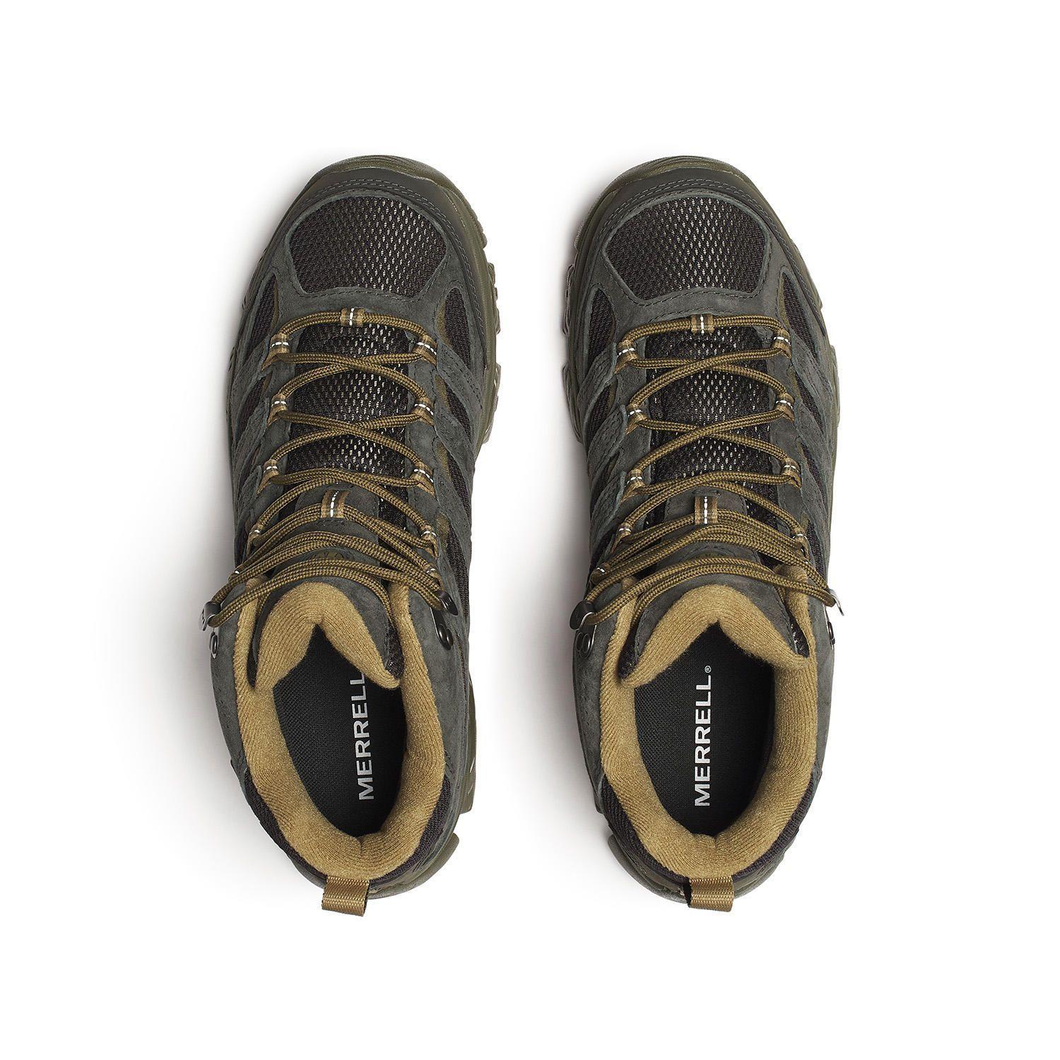 Botin Hombre Moab 3 Mid Waterproof Verde-5
